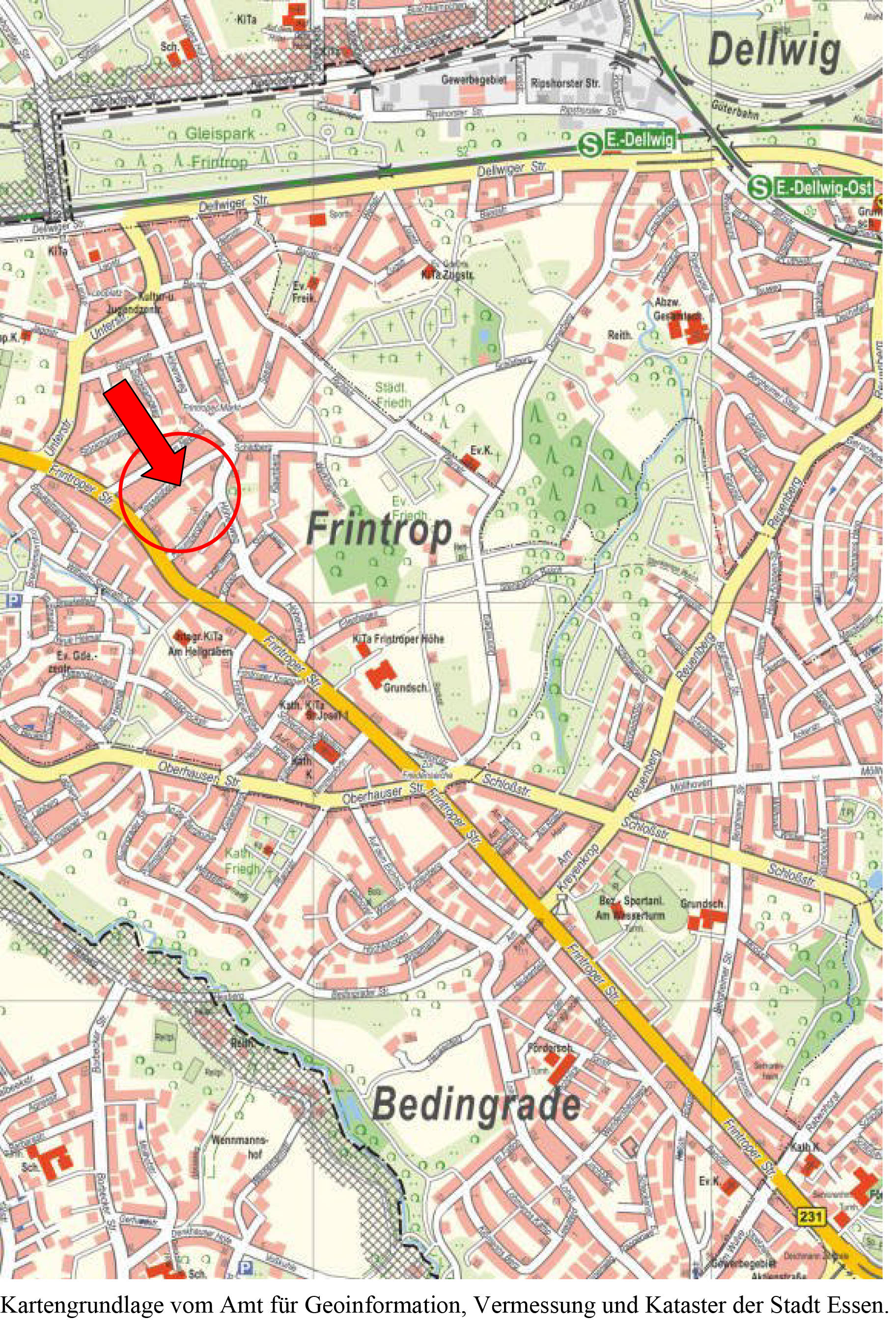 nordrheinwestpfalen 0180K0036/2024 Klaumberghang 9, 11 / Teisselsberg 18,20, 45359 Essen, Frintrop 22