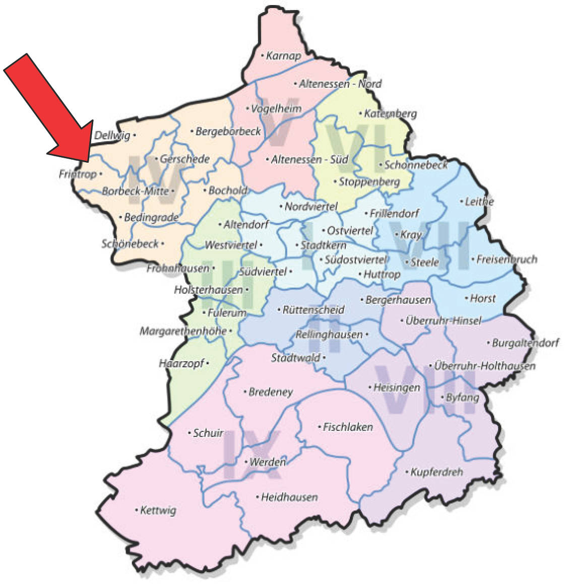 nordrheinwestpfalen 0180 K 0036/2024 Klaumberghang 9, 11 / Teisselsberg 18,20, 45359 Essen, Frintrop 31