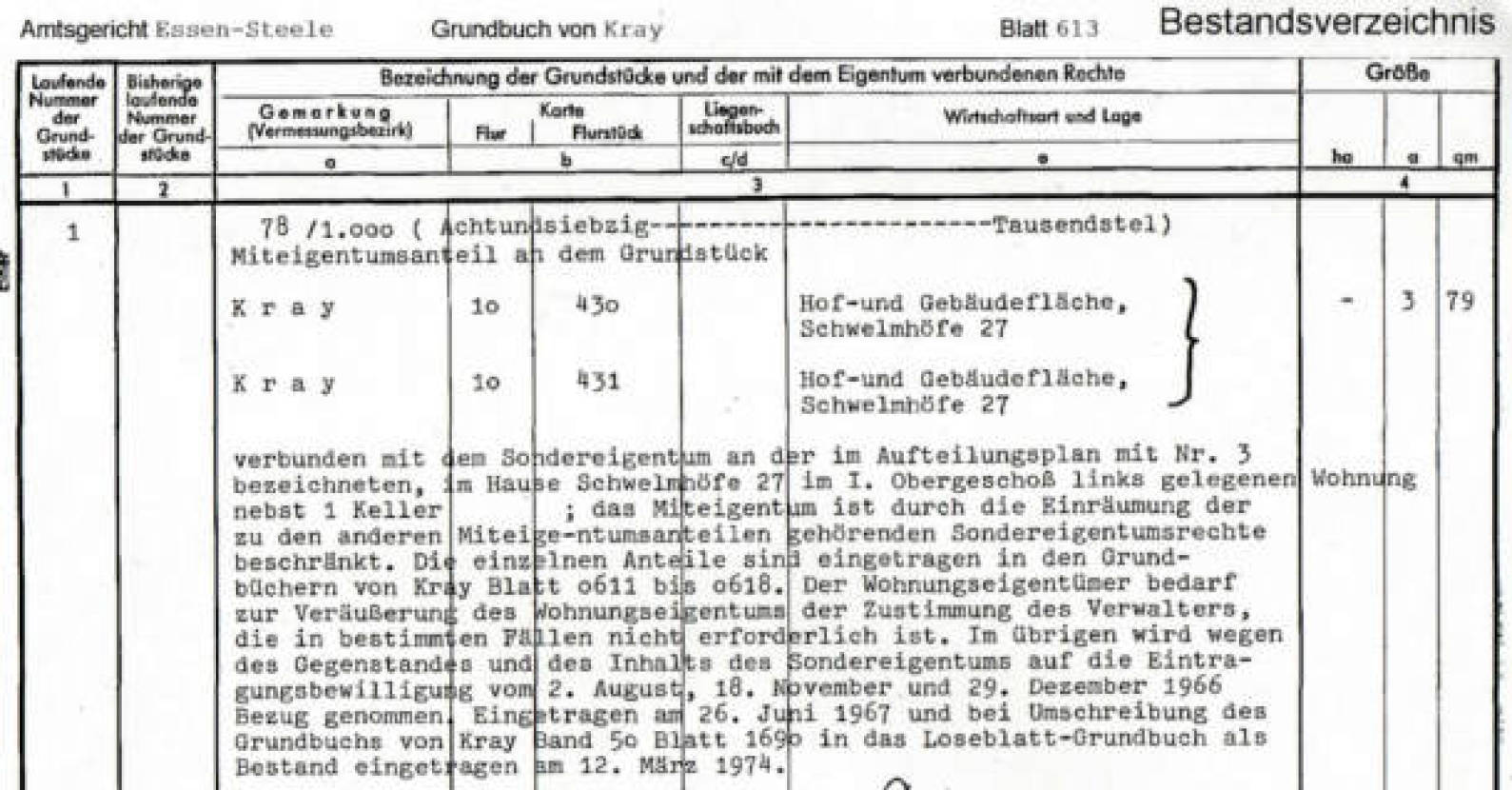 nordrheinwestpfalen 0183 K 0018/2024 Schwelmhöfe 27, 00000 Essen 29