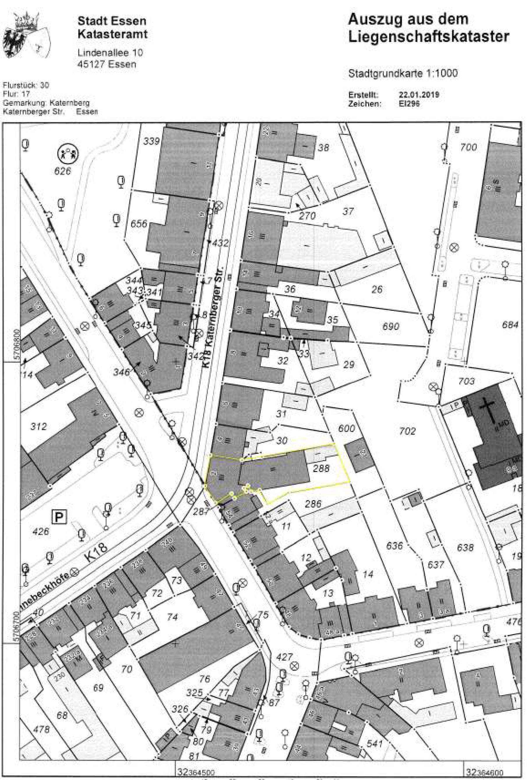 nordrheinwestpfalen 0183 K 0051/2024 Katernberger Str. 2, Meybuschhof, 00000 25
