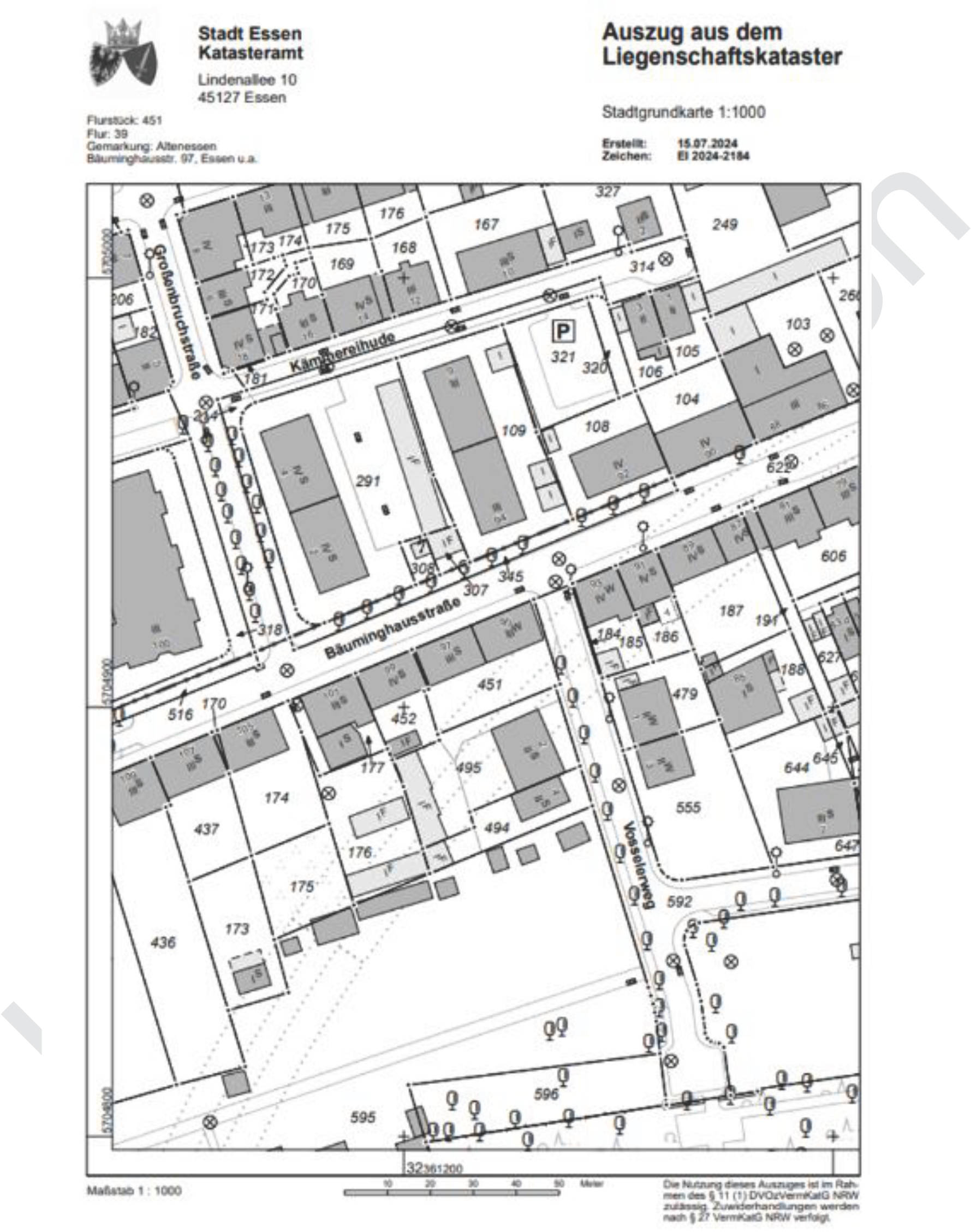 nordrheinwestpfalen 0185 K 0004/2025 Bäuminghausstraße 95, 97, 45326 Essen, Altenessen 33