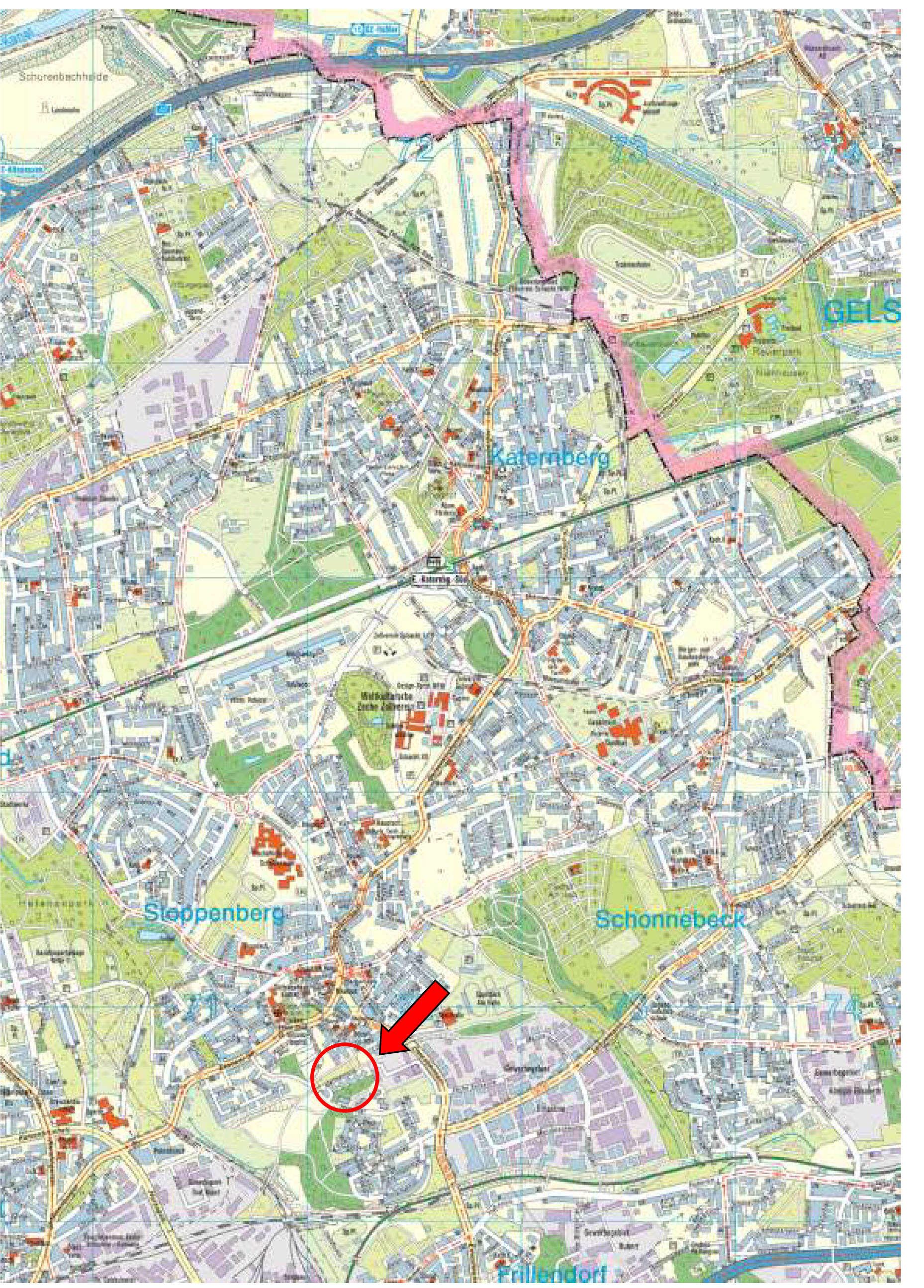 nordrheinwestpfalen 0185K0008-2024 Wallmannaue, Hangetal, 45141 Essen, Stoppenberg