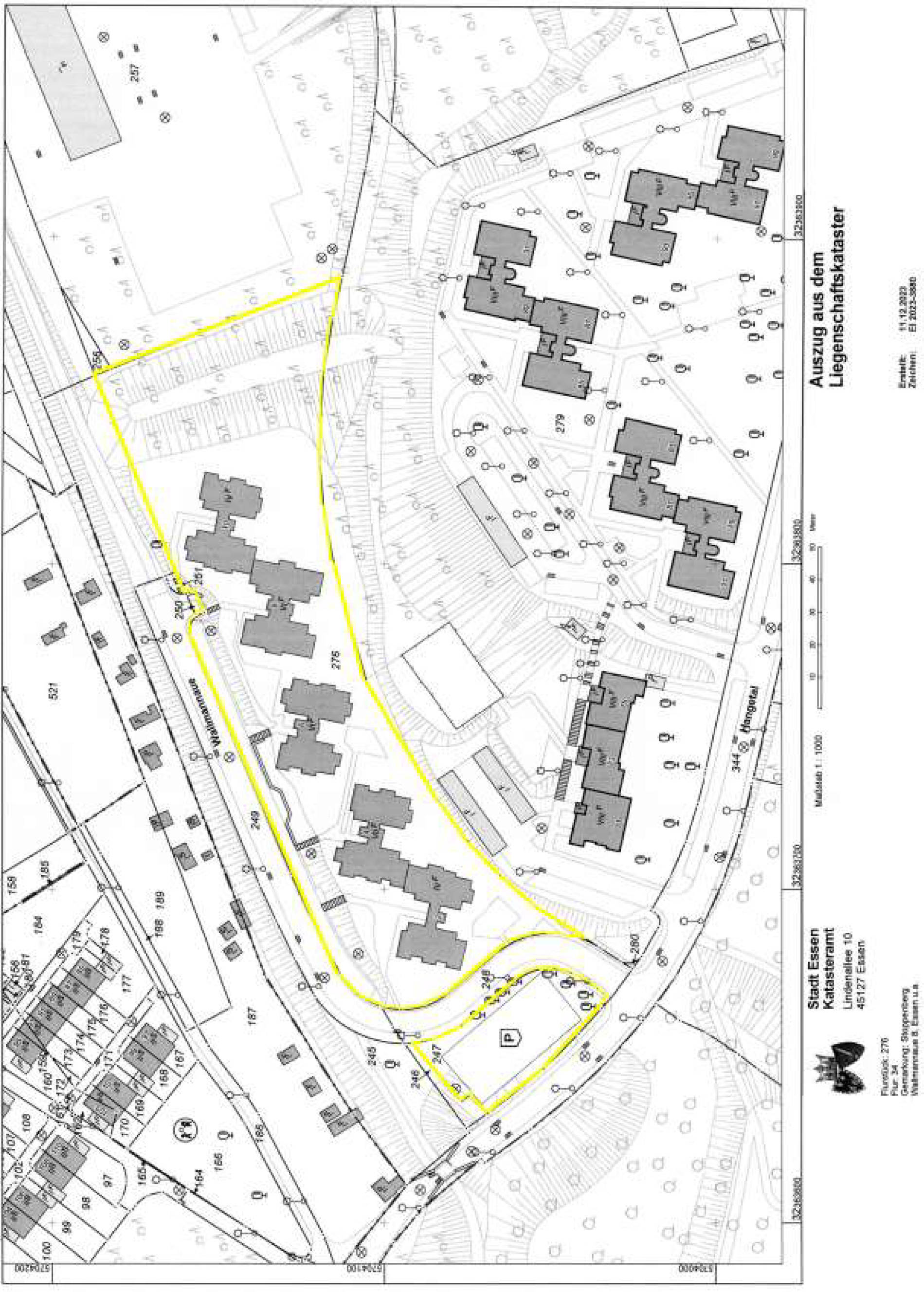 nordrheinwestpfalen 0185K0008-2024 Wallmannaue, Hangetal, 45141 Essen, Stoppenberg