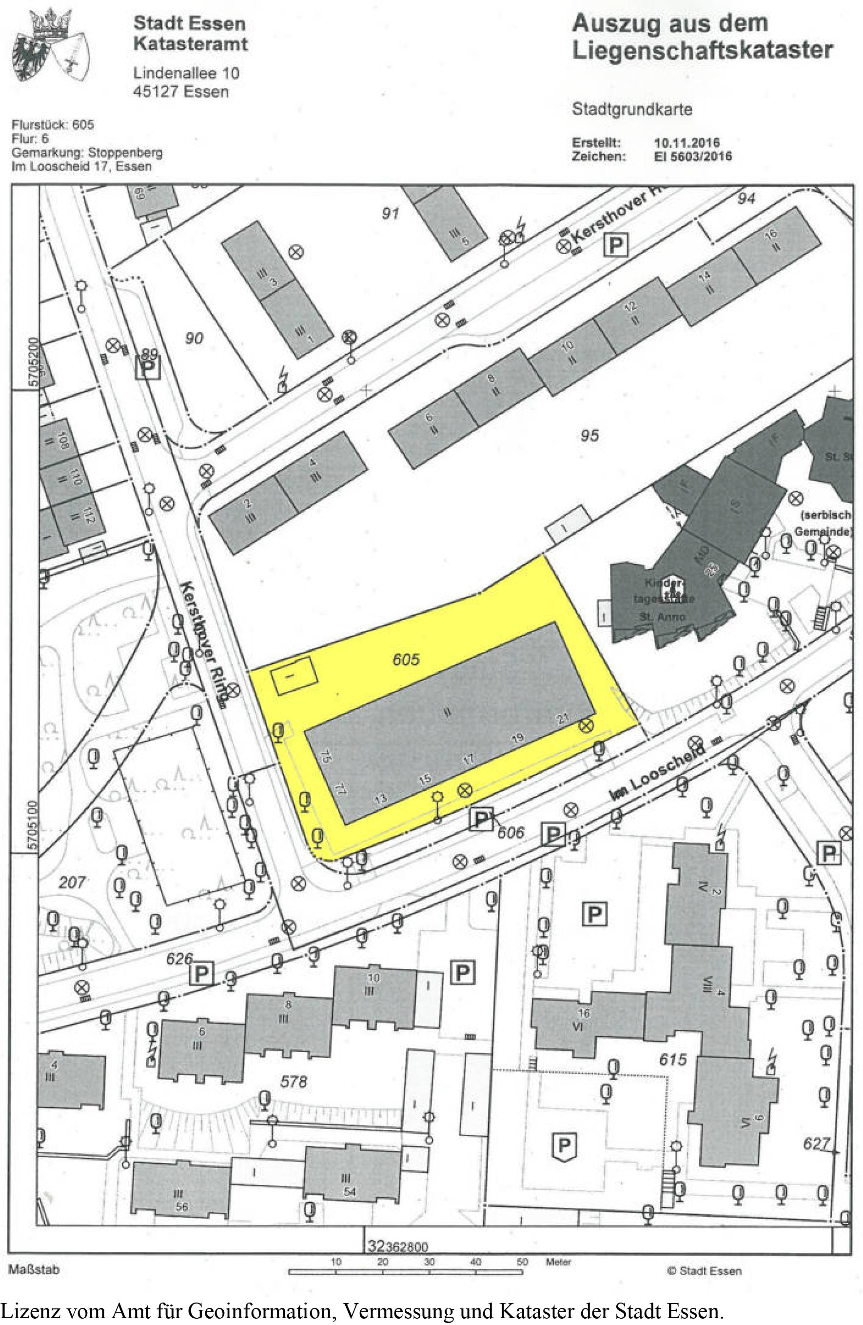 nordrheinwestpfalen 0185K0009-2023 Kersthover Ring 75, 77, Im Looscheid 13, 15, 17, 19, 21, 00000 Essen 16