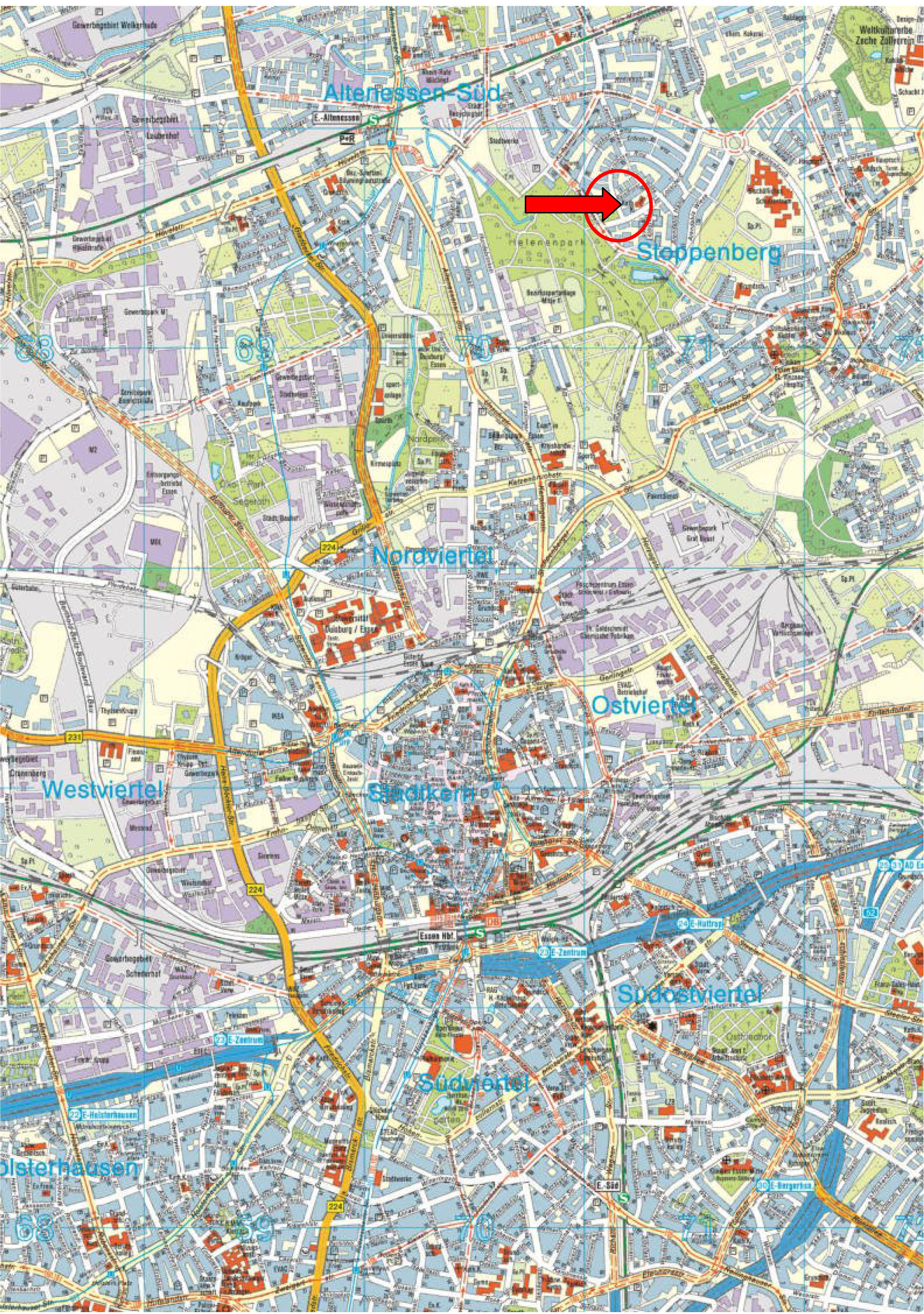 nordrheinwestpfalen 0185 K 0009/2023 Kersthover Ring 75, 77, Im Looscheid 13, 15, 17, 19, 21, 00000 Essen 29