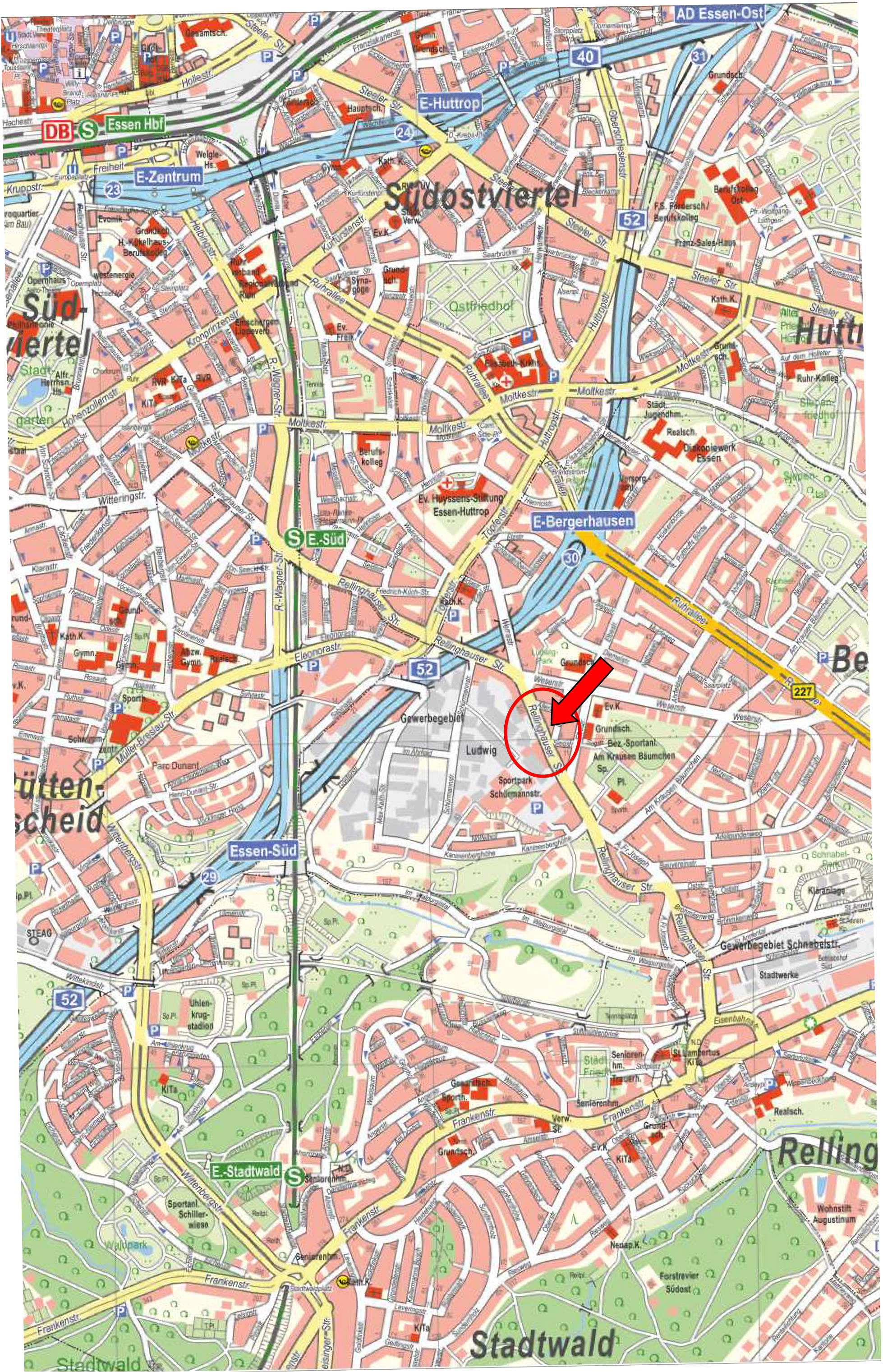Eigentumswohnung (1 bis 2 Zimmer) in Rellinghauser Str. 303, 00000 Essen