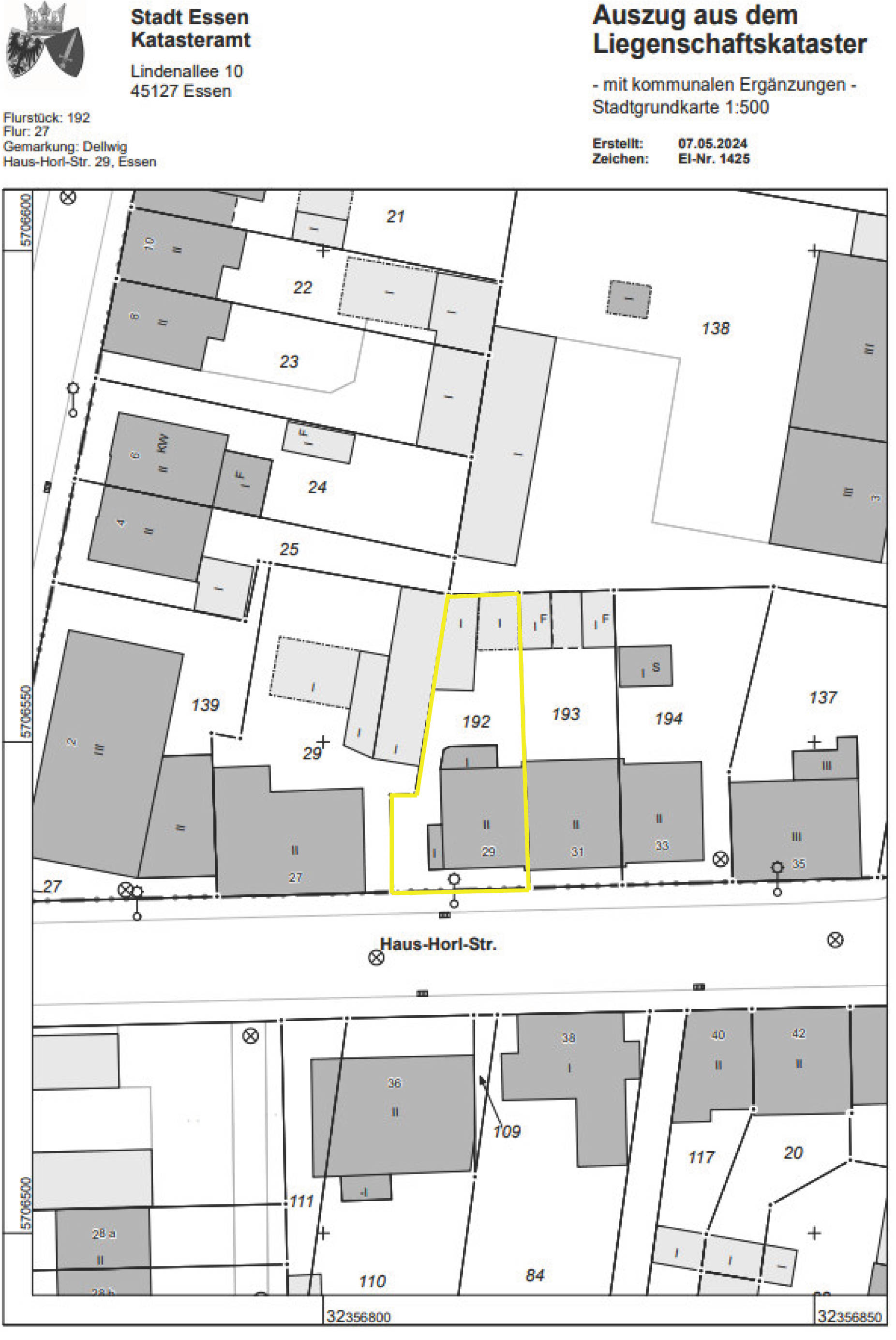 nordrheinwestpfalen 0185 K 0016/2023 Haus-Horl-Str. 29, 45357 Essen 30