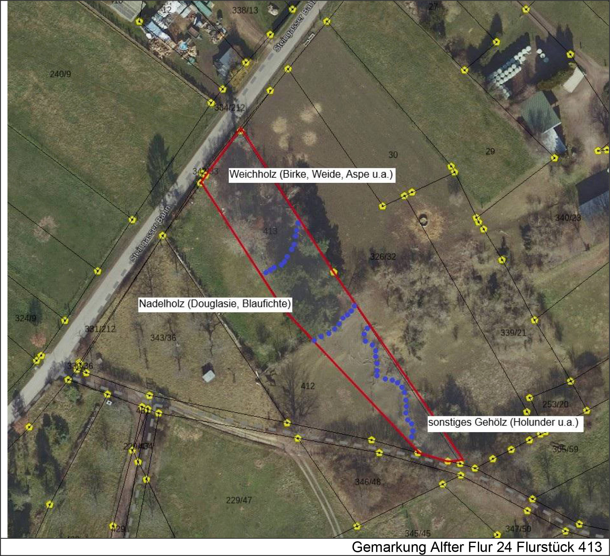 land- und forstwirtschaftlich genutztes Grundstück, Steingasser Bahn in In der Morkelskaul, 53347 Alfter - Bild 4