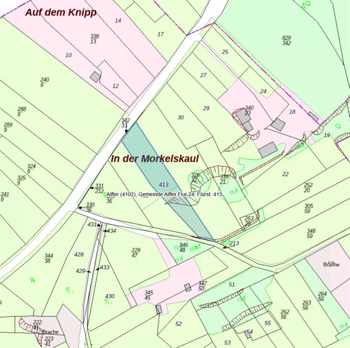 land- und forstwirtschaftlich genutztes Grundstück, Steingasser Bahn in In der Morkelskaul, 53347 Alfter - Bild 5