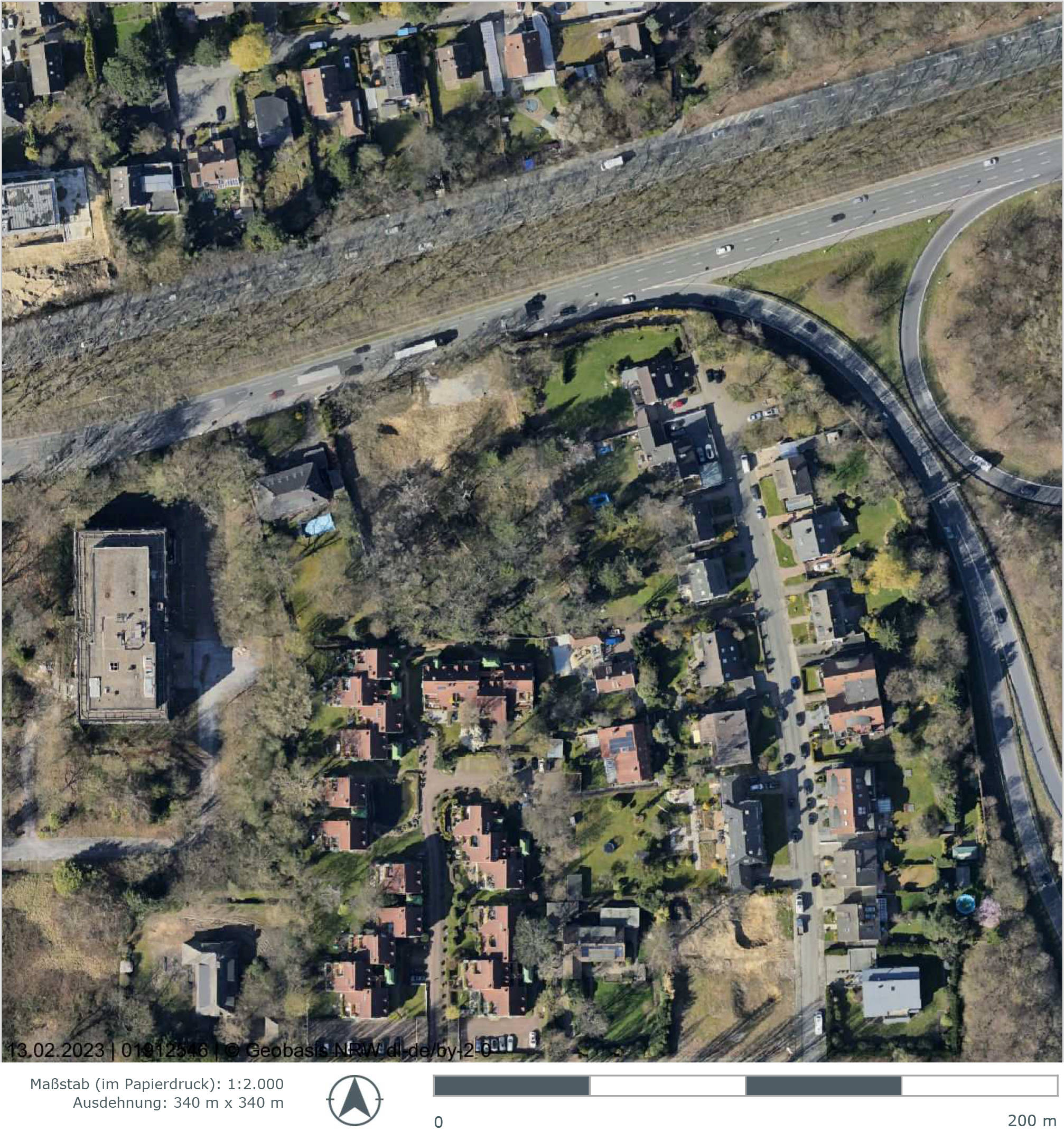 unbebautes Grundstück, unbebautes Grundstück, unbebautes Grundstück in Westfalendamm 305, 44141 Dortmund, Innenstadt-Ost