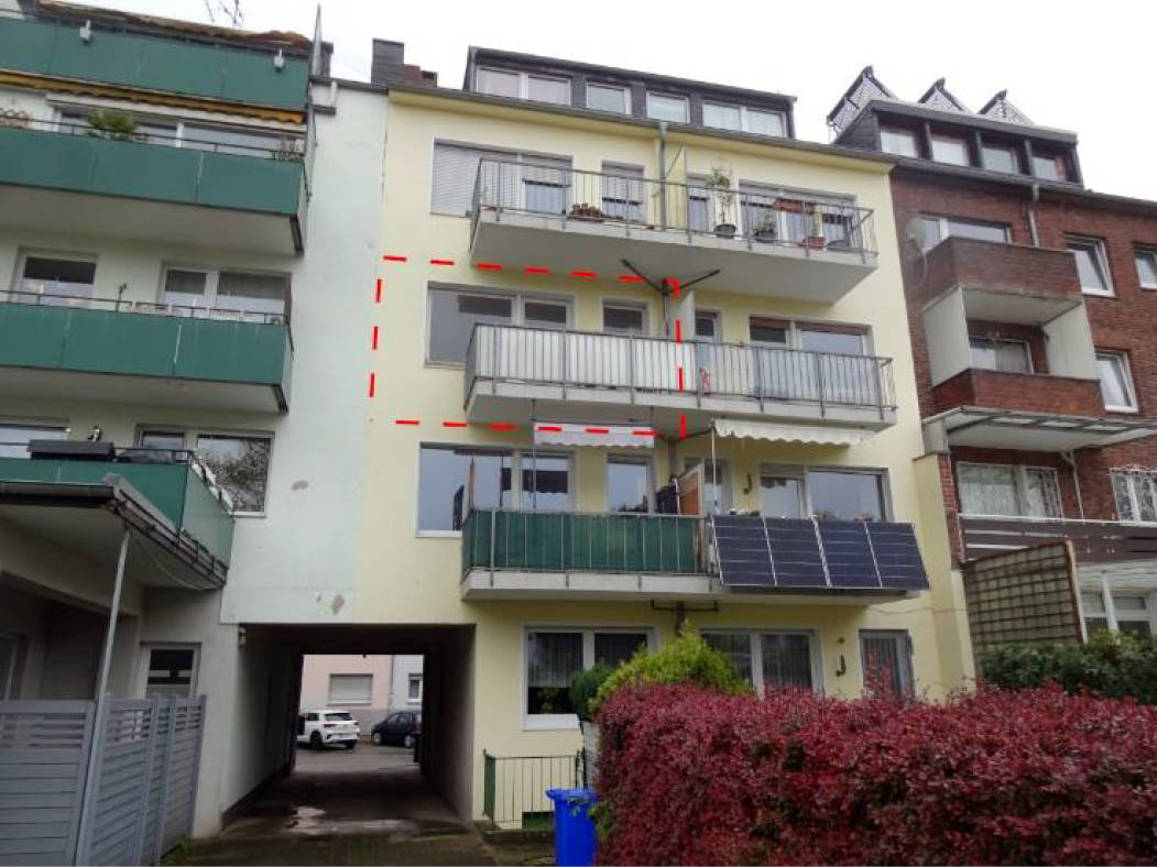 Eigentumswohnung (1 bis 2 Zimmer) in Viktoriastraße 136, 47799 Krefeld, Krefeld