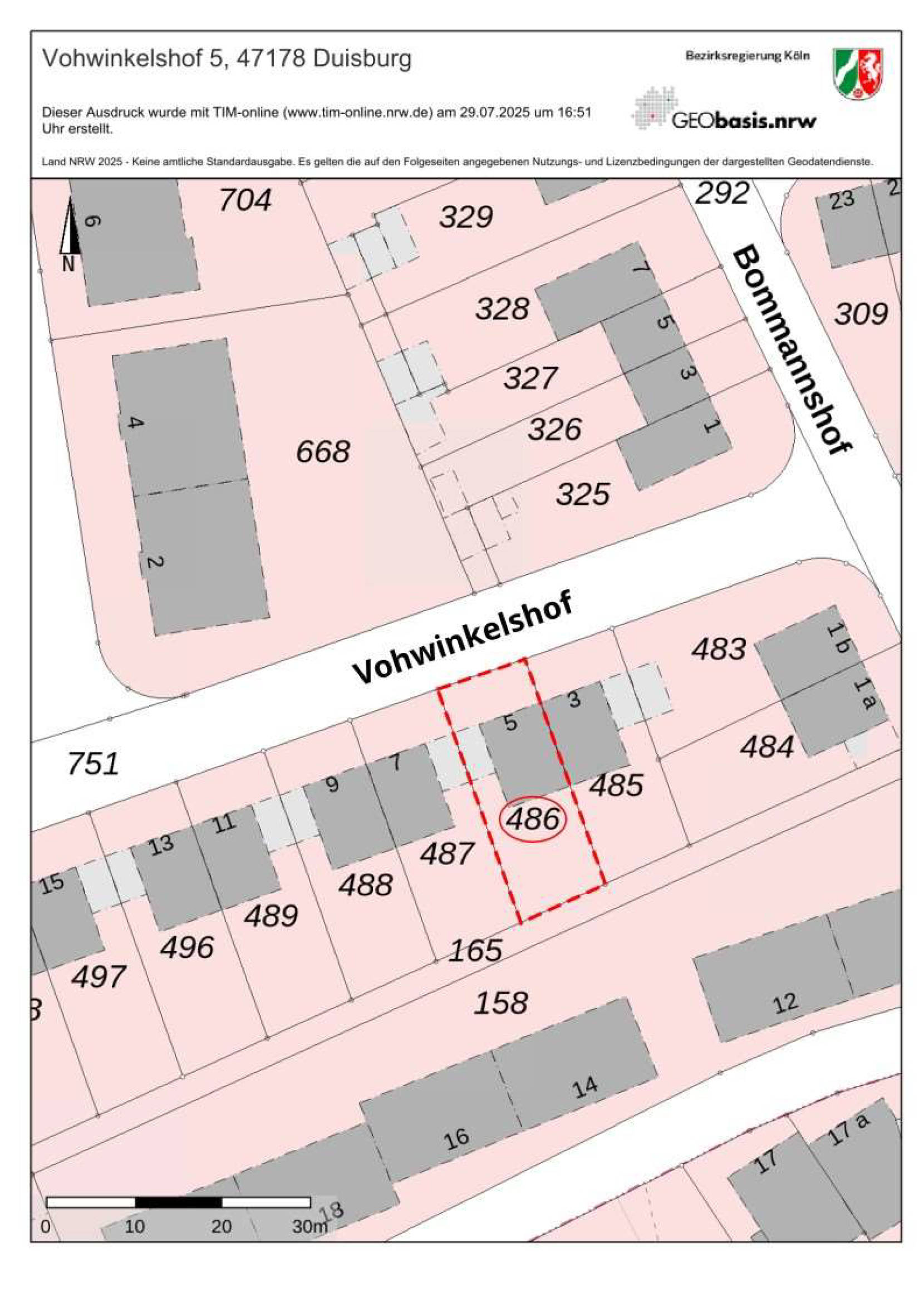 nordrheinwestpfalen 0651 K 0020/2025 Vohwinkelshof 5, 47178 Duisburg, Walsum-Overbruch 34