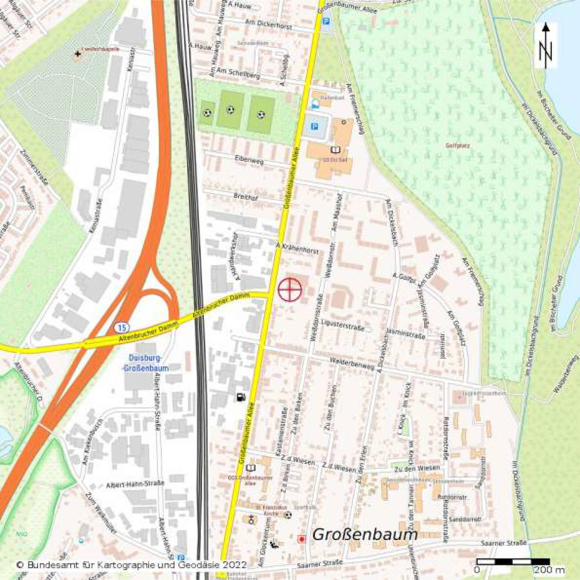 nordrheinwestpfalen 0651 K 0030/2025 Weißdornstr. 15,17,19,21,23,25, Großenbaumer Allee 120,122,124,126 (hier Weißdornstr. 15), 47269 Duisburg, Großenbaum 18