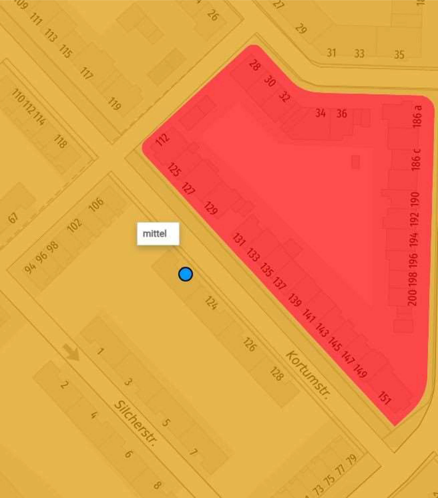 nordrheinwestpfalen 0651K0045-2024 Kortumstr. 122,124,126,128, Silcherstr. 1,3,5,7 (hier Kortumstr. 122), 47057 Duisburg, Neudorf-Süd 20