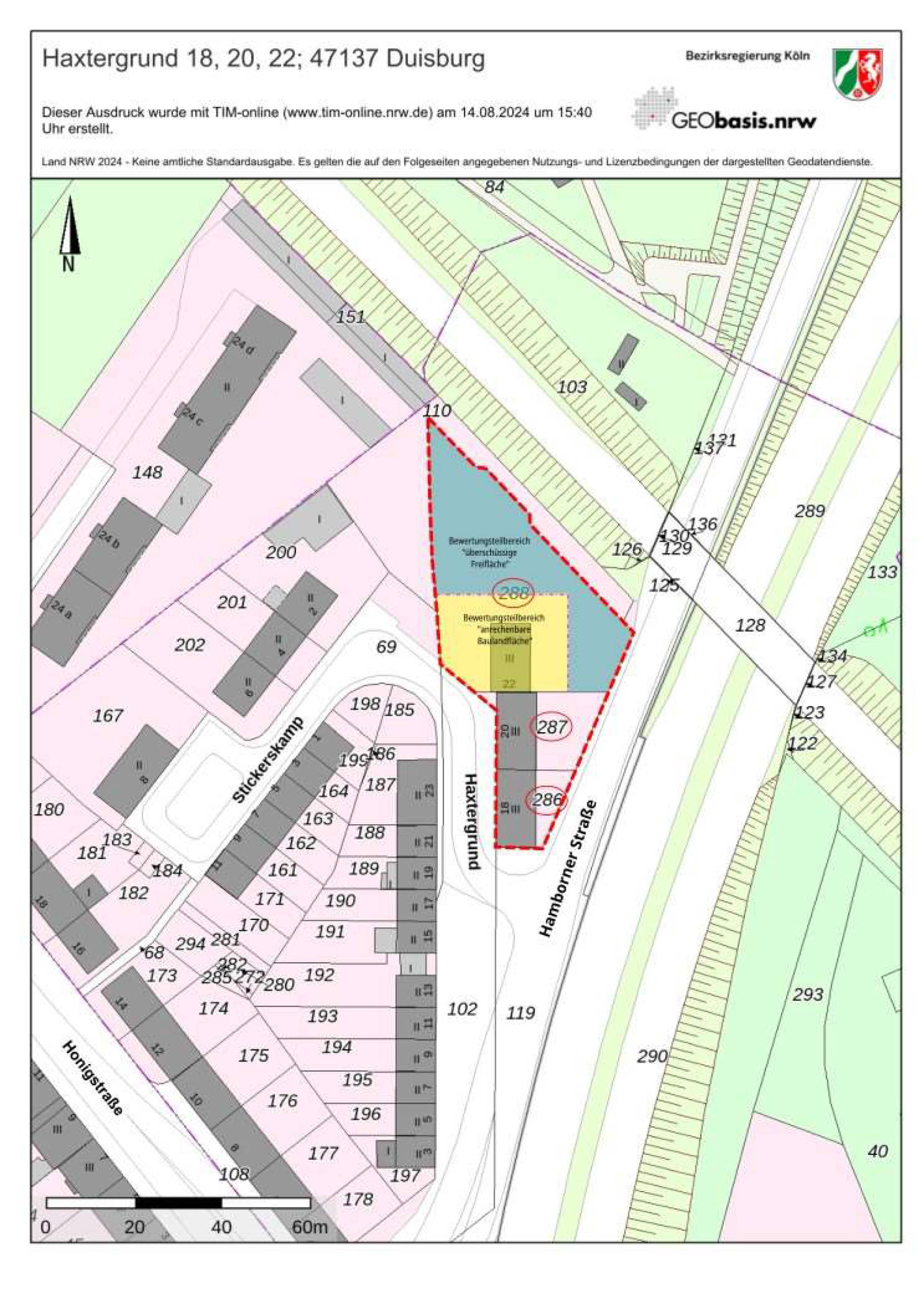 nordrheinwestpfalen 0654 K 0028/2024 Haxtergrund 18, 20, 22, 47137 Duisburg, Untermeiderich 32