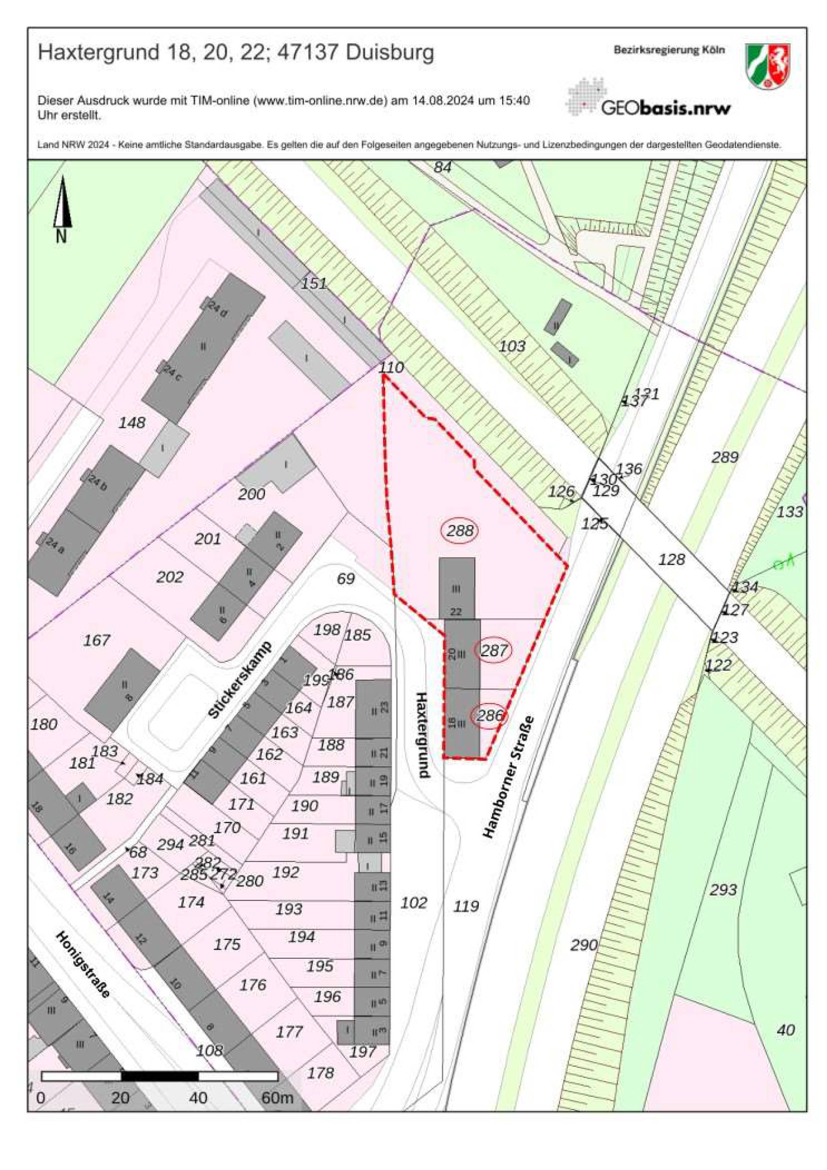nordrheinwestpfalen 0654 K 0028/2024 Haxtergrund 18, 20, 22, 47137 Duisburg, Untermeiderich 34