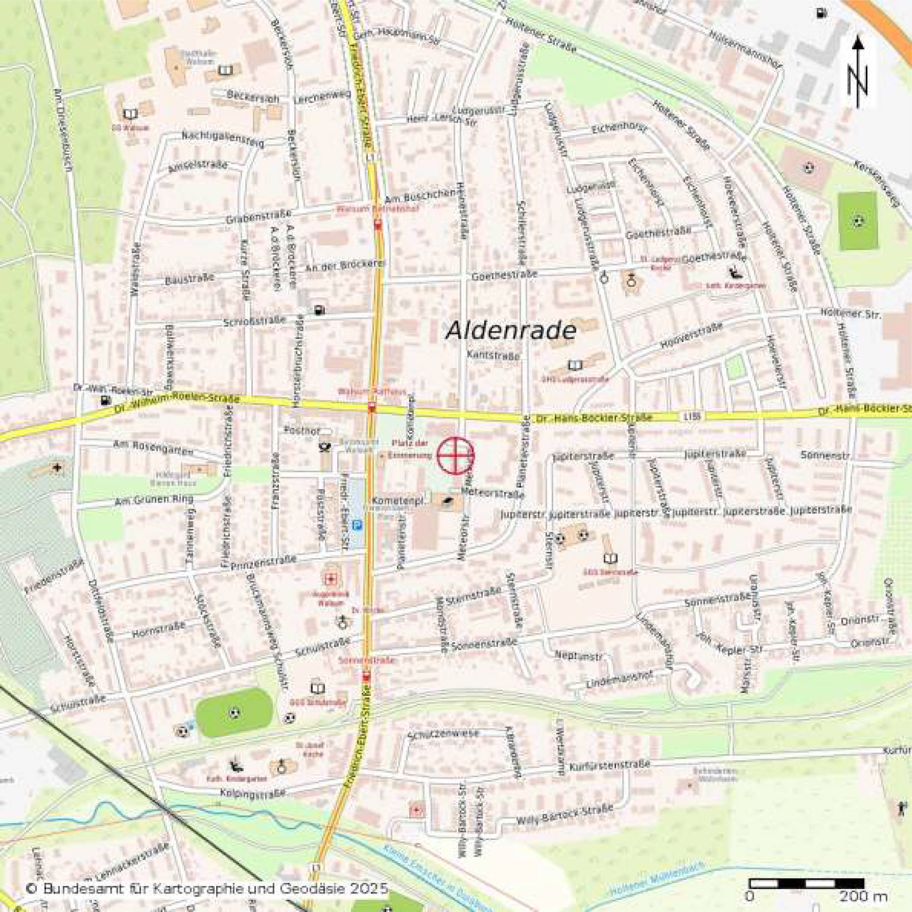 nordrheinwestpfalen 0654 K 0036/2025 Kometenplatz 40,42,44,46,48,50, Merkurstraße 6, 8 (hier Merkurstr. 6), 47179 Duisburg, Aldenrade 12