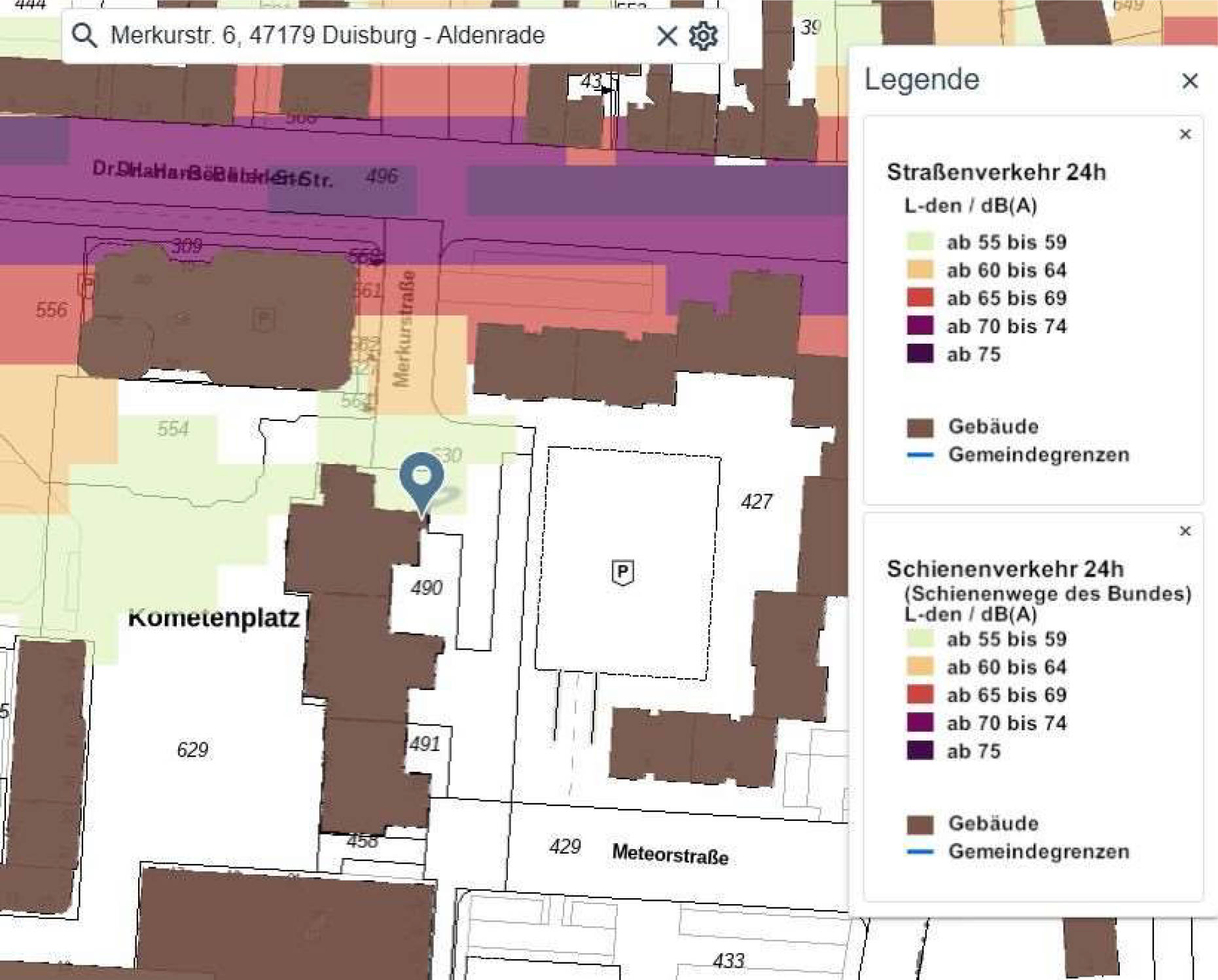 nordrheinwestpfalen 0654 K 0036/2025 Kometenplatz 40,42,44,46,48,50, Merkurstraße 6, 8 (hier Merkurstr. 6), 47179 Duisburg, Aldenrade 14