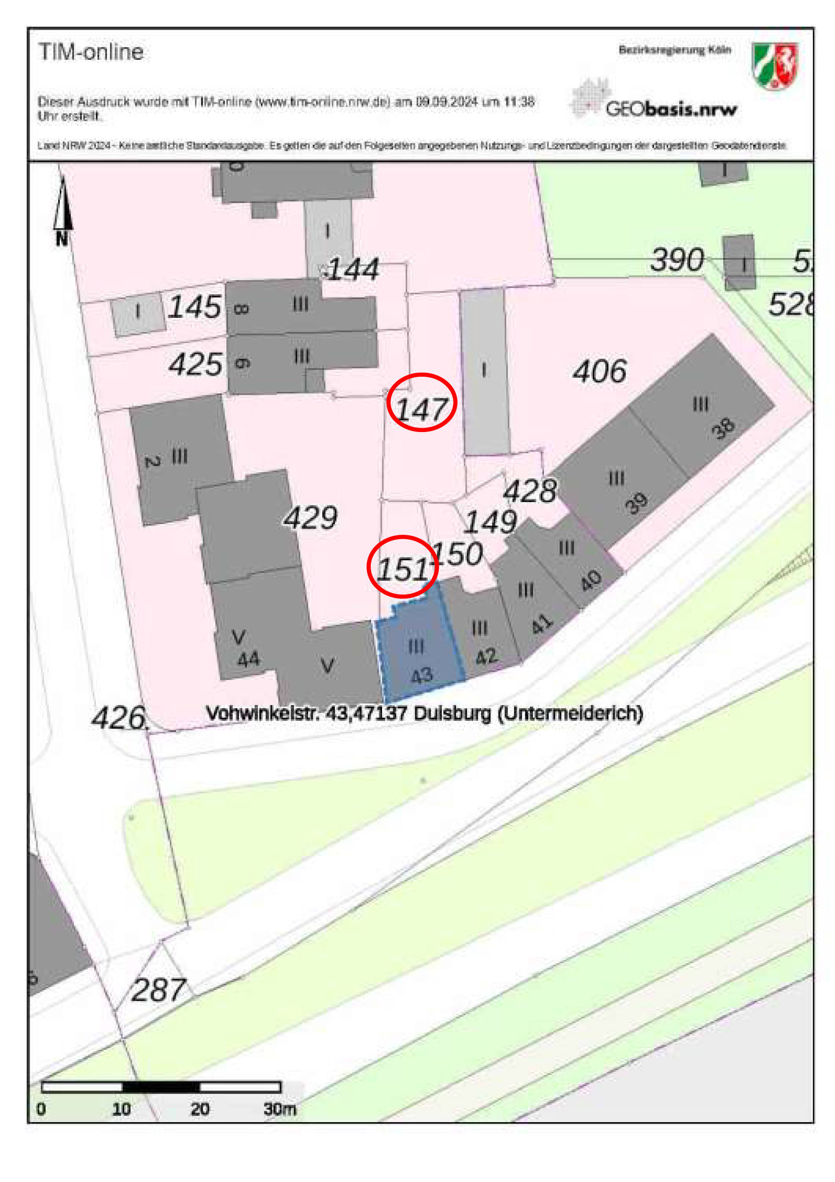 nordrheinwestpfalen 0654 K 0039/2024 Vohwinkelstr. 43, 47137 Duisburg, Mittelmeiderich 13