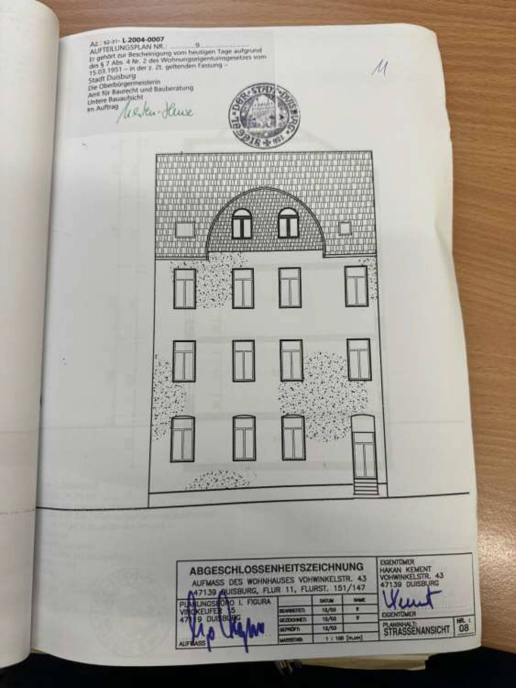 nordrheinwestpfalen 0654 K 0039/2024 Vohwinkelstr. 43, 47137 Duisburg, Mittelmeiderich 7