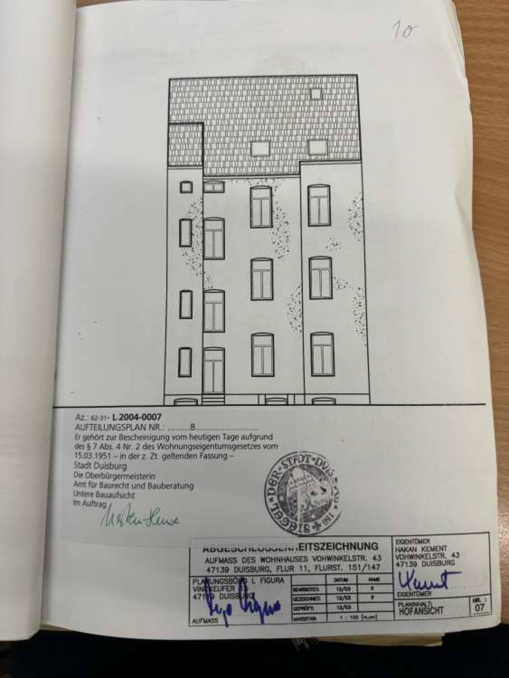 nordrheinwestpfalen 0654 K 0039/2024 Vohwinkelstr. 43, 47137 Duisburg, Mittelmeiderich 8