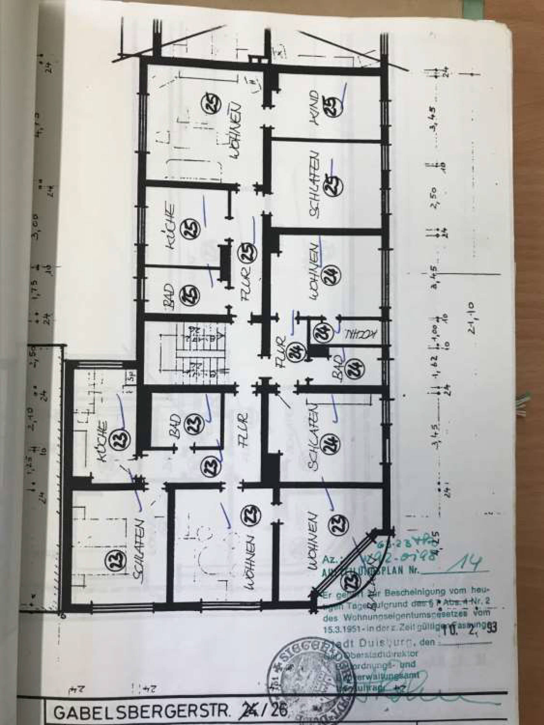 nordrheinwestpfalen 0654 K 0043/2025 Gabelsberger Str. 24,26 (hier Nr. 26), 47137 Duisburg, Mittelmeiderich 24