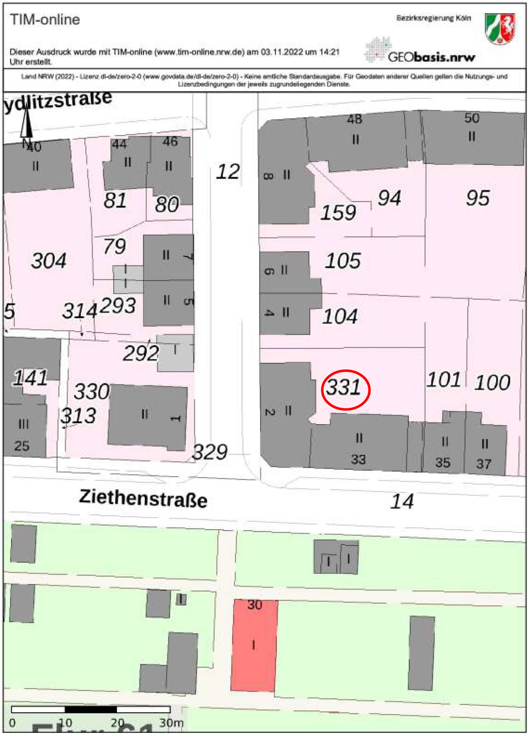 nordrheinwestpfalen 0654K0078-2024 Keithstraße 2, Ziethenstraße 33, 47169 Duisburg, Fahrn 10