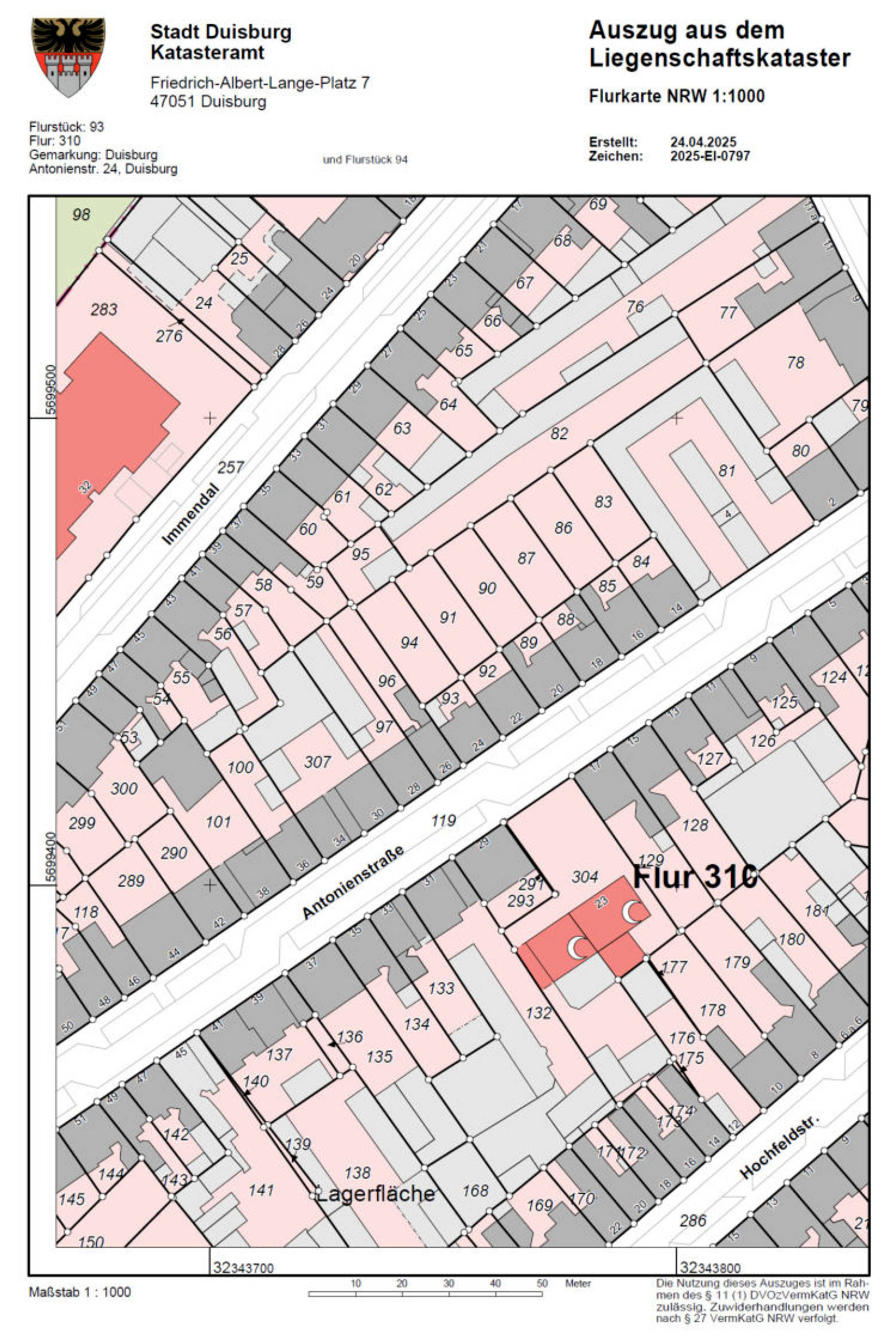 nordrheinwestpfalen 0654 K 0089/2024 Antonienstraße 24, 47053 Duisburg, Hochfeld 6