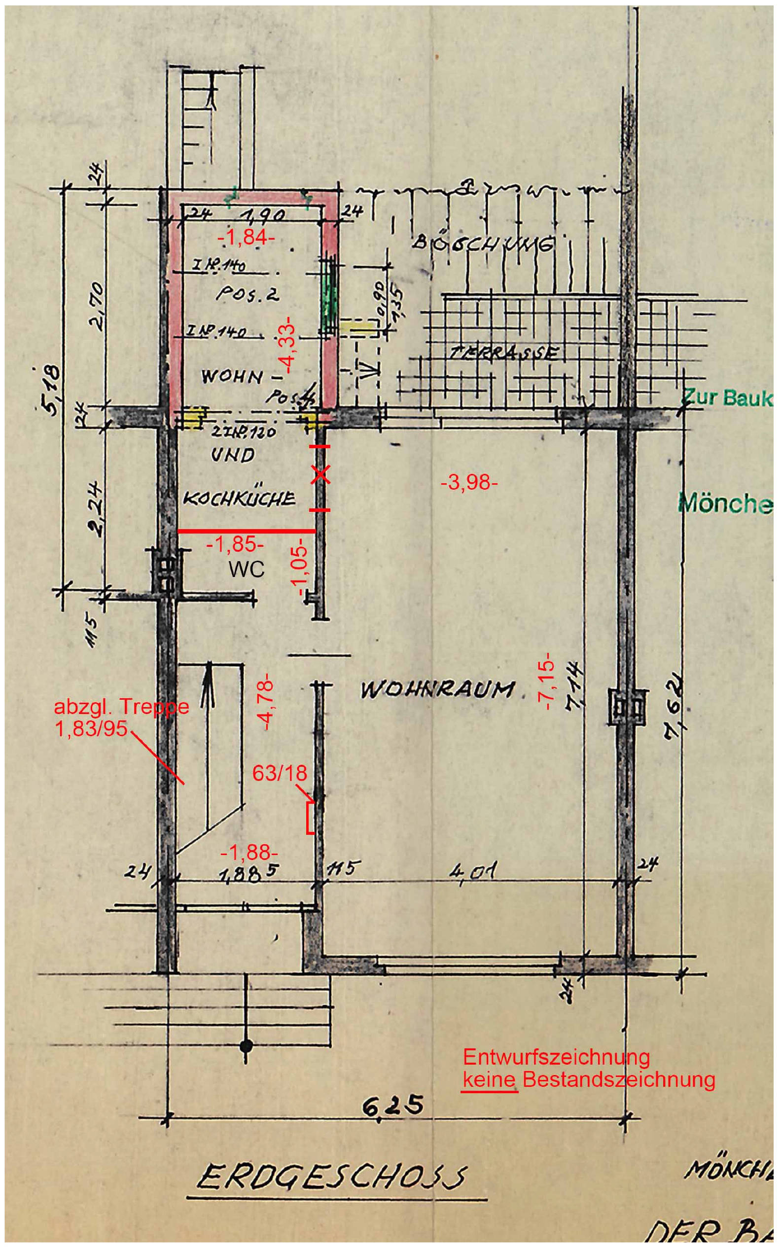 Reihenhaus in Volksbadstraße  51, 41065 Mönchengladbach - Bild 5