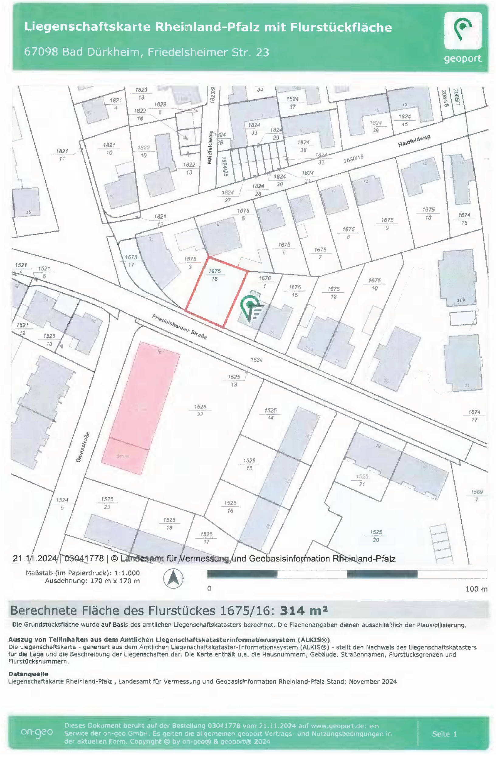 unbebautes Grundstück in Friedelsheimer Straße 23, 67098 Bad Dürkheim - Bild 4