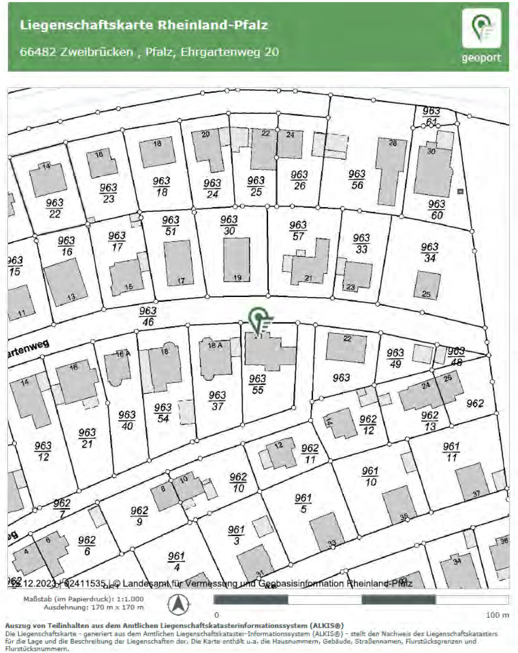 rheinland-pfalz 0001 K 0018/2023 Ehrgartenweg 20, 66482 Zweibrücken 11