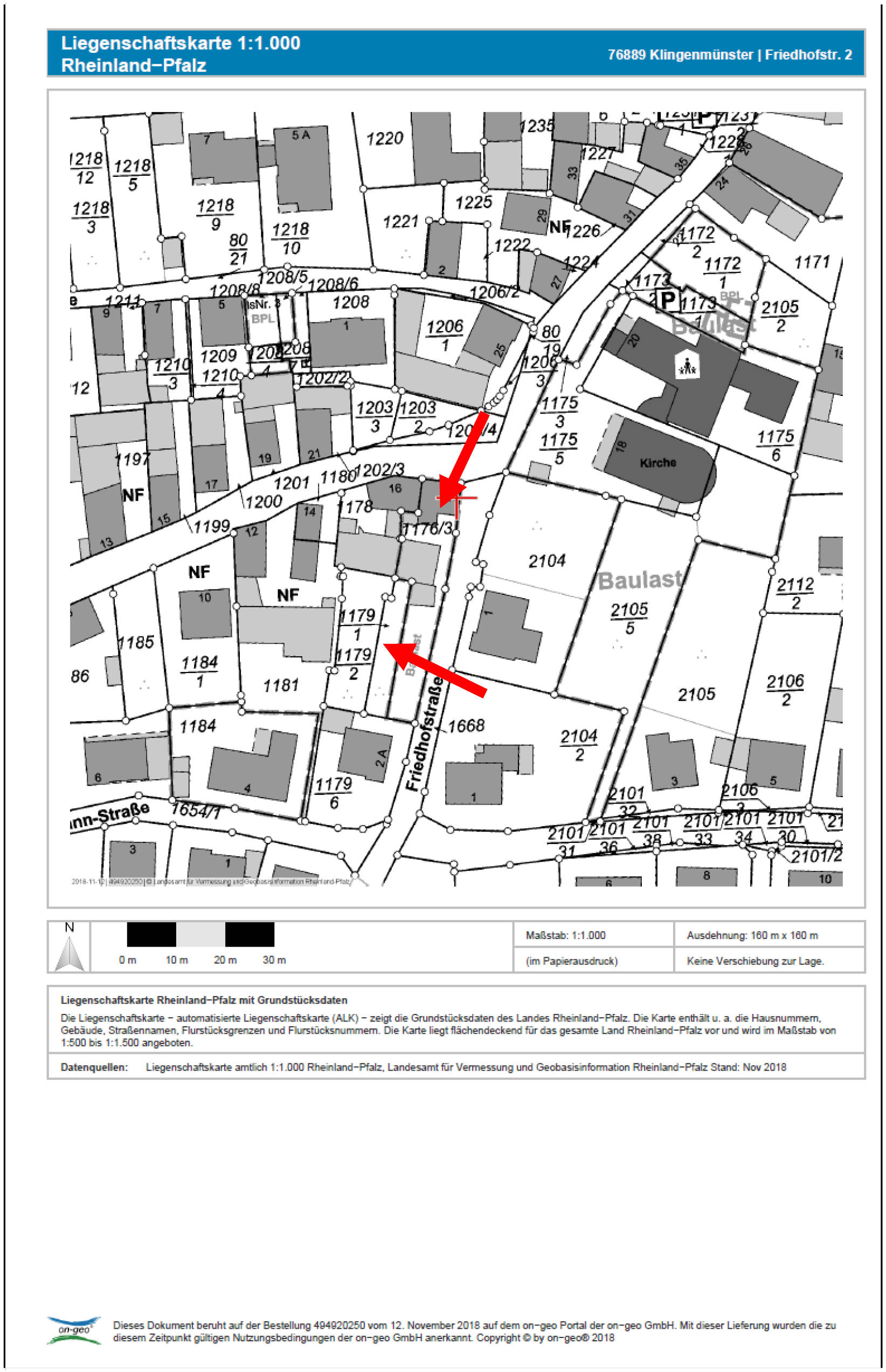 rheinland-pfalz 0001K0022-2022 Friedhofstraße 2, 76889 Klingenmünster