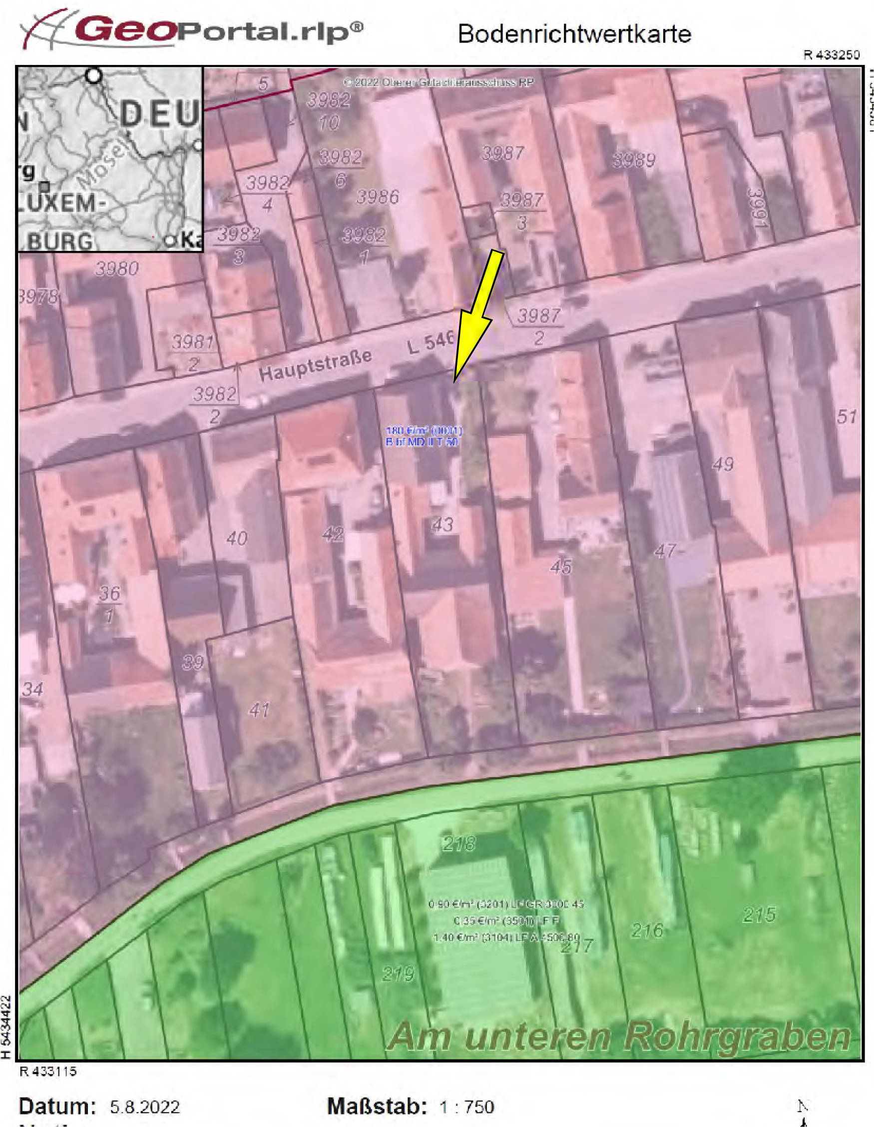 rheinland-pfalz 0001 K 0046/2022 Hauptstraße  168, 76744 Wörth-Schaidt 16
