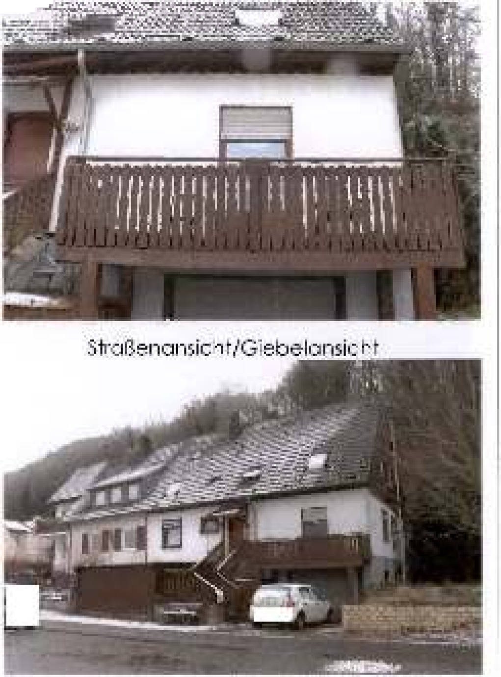 Doppelhaushälfte, Das Grundstück ist bebaut mit einem 2-geschossigen Wohnhaus als Doppelhaushälfte aus dem (geschätzten) Baujahr 1960 mit baulichen Veränderungen aus dem Jahr 1984 0001 K K 0011-2024 Alte Heerstraße  107, 56329 St.Goar, Fellen