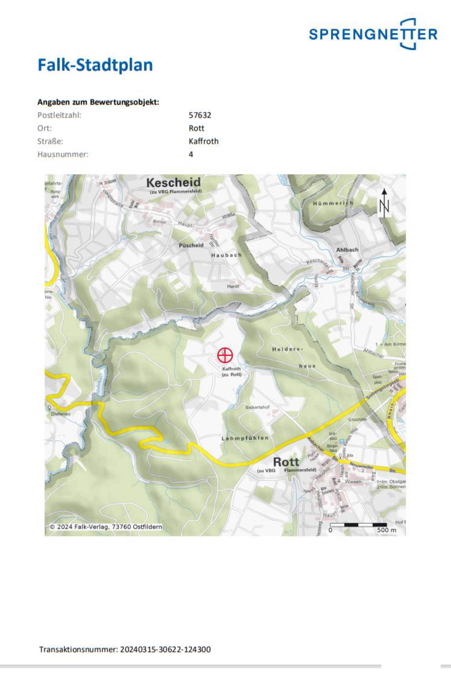 rheinland-pfalz 0001KK0025-2023 Kaffroth  4, 57612  Rott