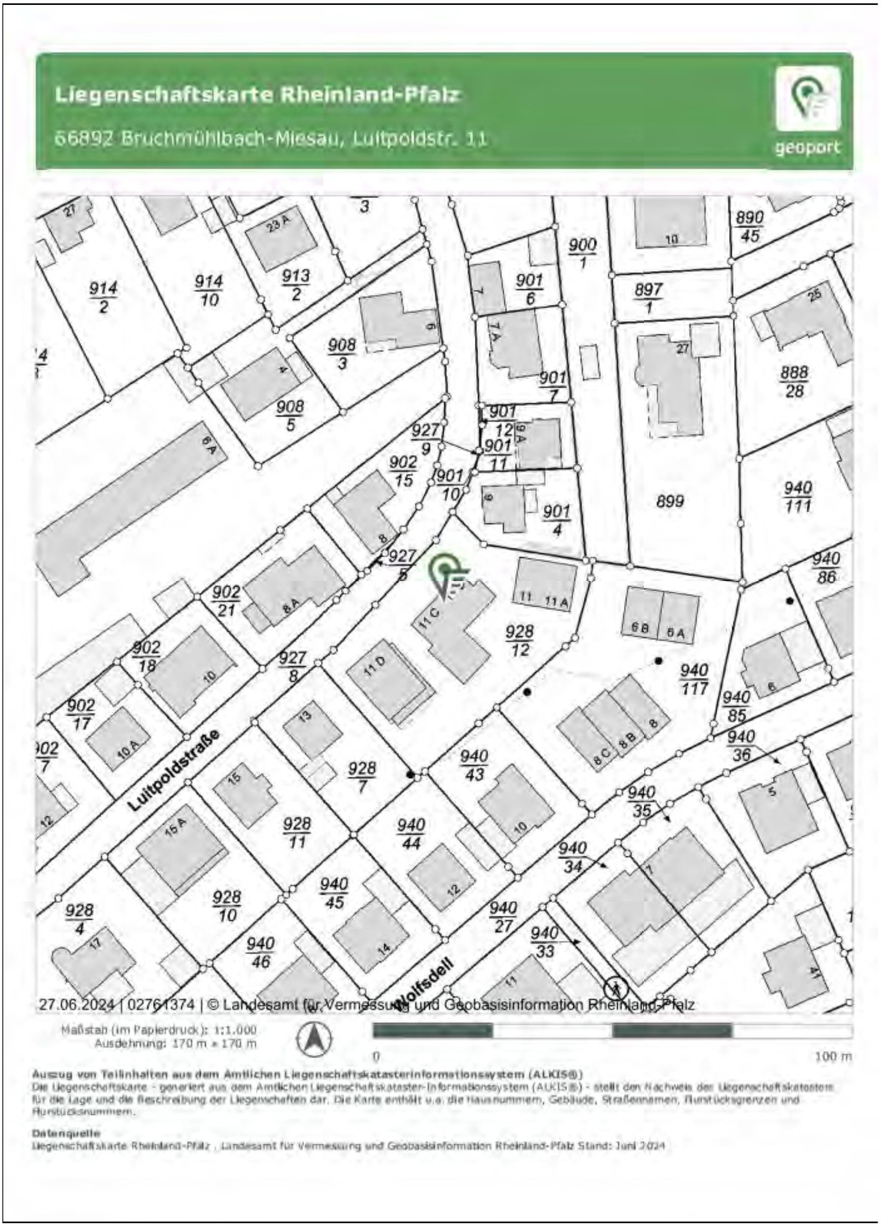 rheinland-pfalz 0001vkK0002-2024 Luitpoldstraße 11, 11 A, u.a., 66892 Bruchmühlbach-Miesau