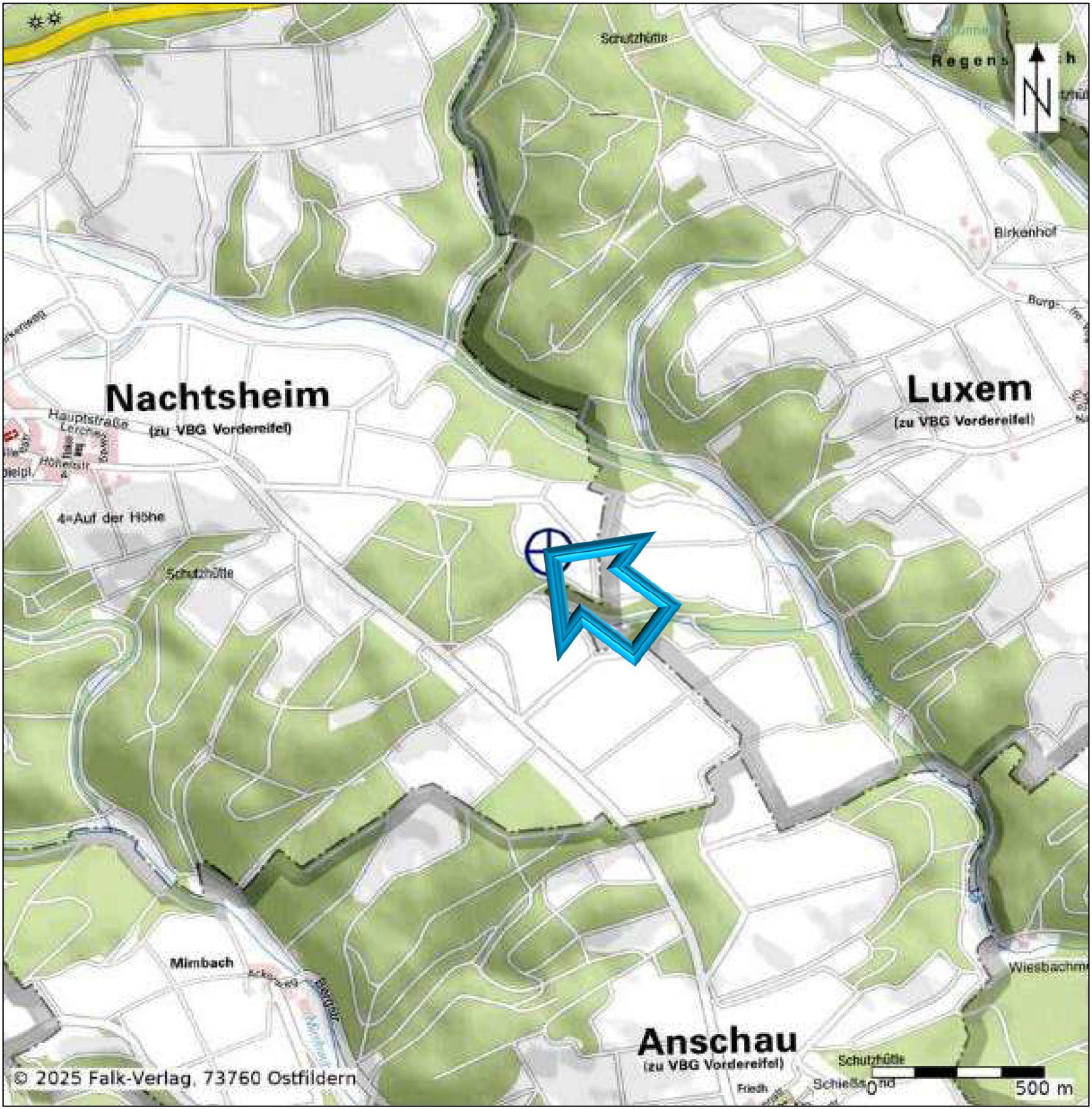 land- und forstwirtschaftlich genutztes Grundstück in Auf der Herresbach, 56729 Nachtsheim