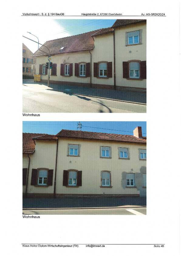 Einfamilienhaus, Gebäude- und Freifläche/Hauptstraße 2, 67280 Ebertsheim in Hauptstraße 2, 67280 Ebertsheim - Bild 2