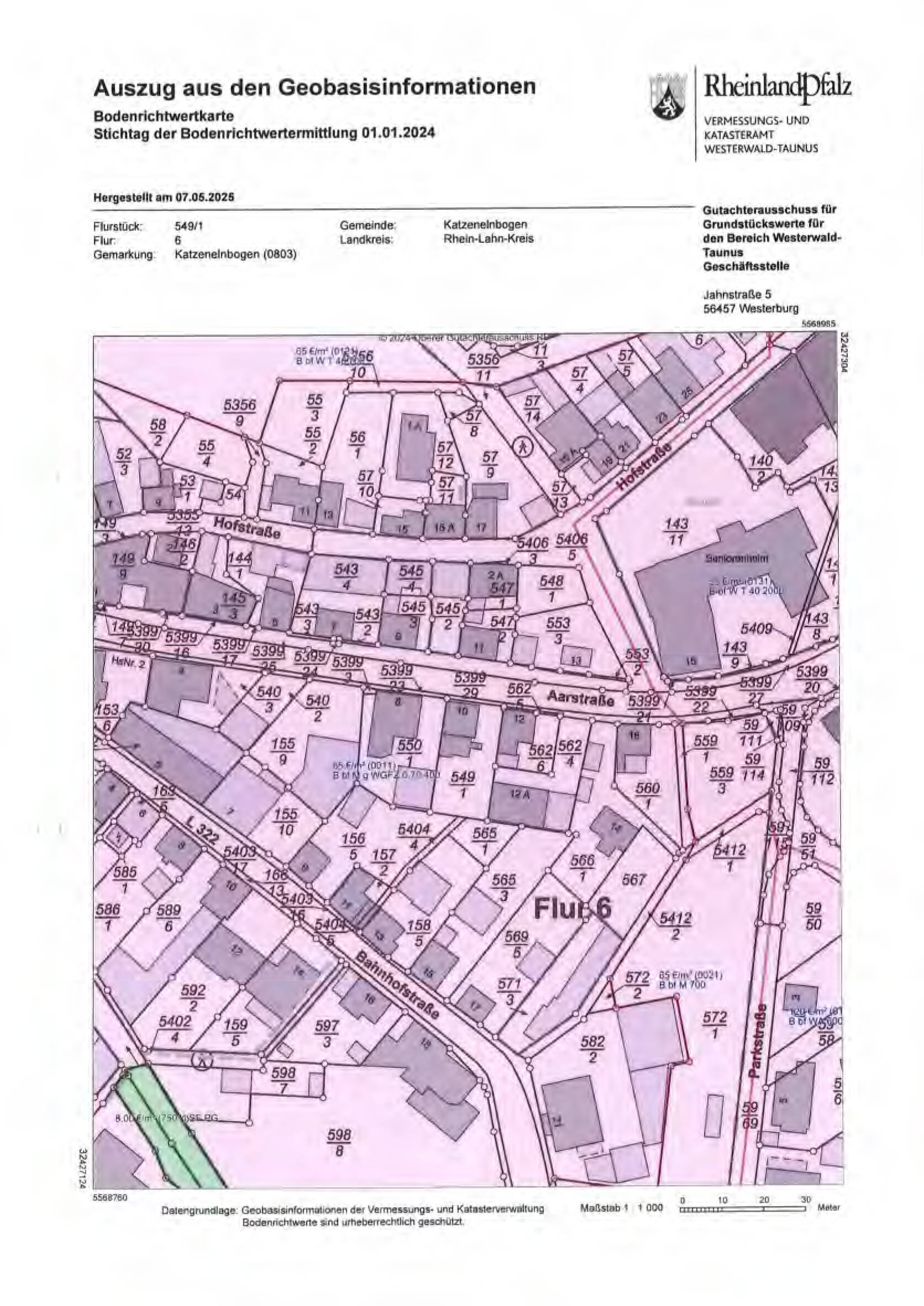 rheinland-pfalz 0010 K 0033/2025 Aarstraße 10, 56368 Katzenelnbogen 18
