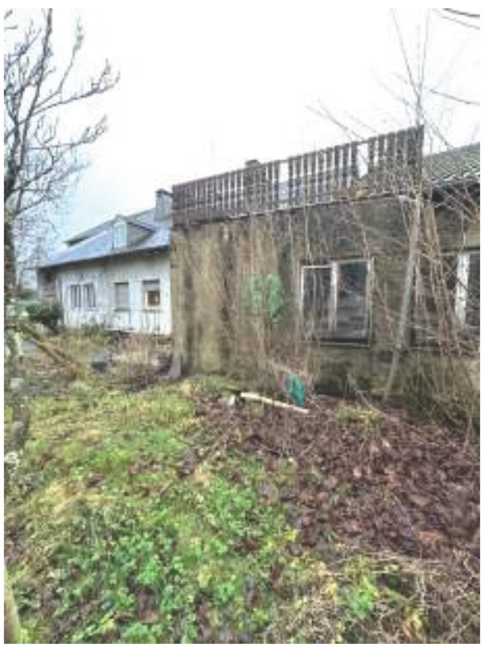 eingeschossiges Wohngebäude und zweigeschossiges ehemaliges Schulgebäude, Garagen in Kornmarktstraße  1, 54636 Biersdorf - Bild 2