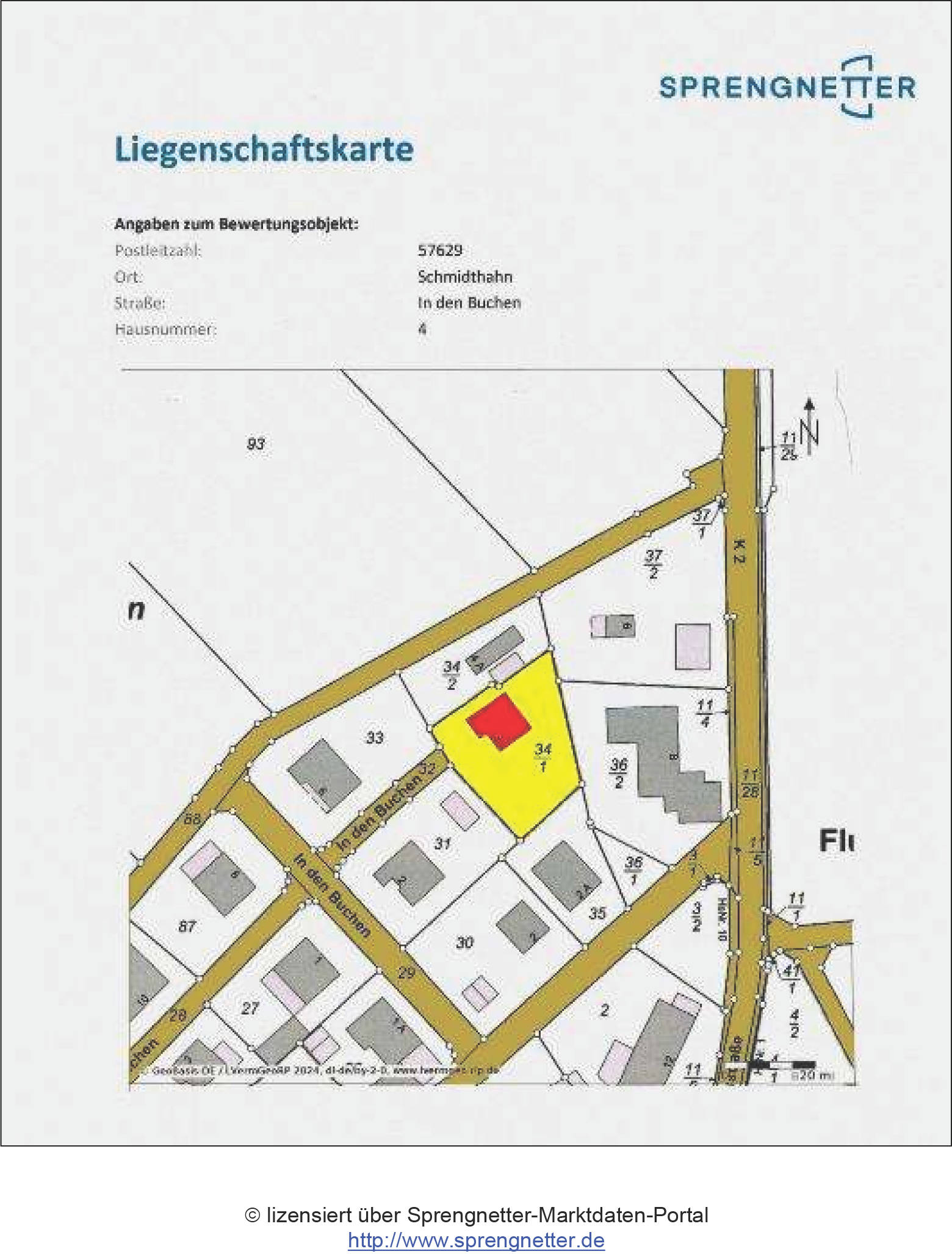 rheinland-pfalz 0013K0027/2024 In den Buchen 4, 57629 Steinebach, Schmidthahn 13