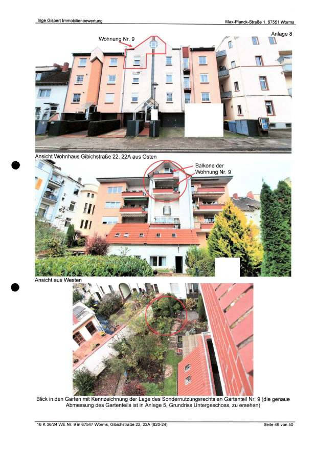 Eigentumswohnung (3 bis 4 Zimmer) in Gibichstraße 22,,22A, 67547 Worms, Leiselheim - Bild 2