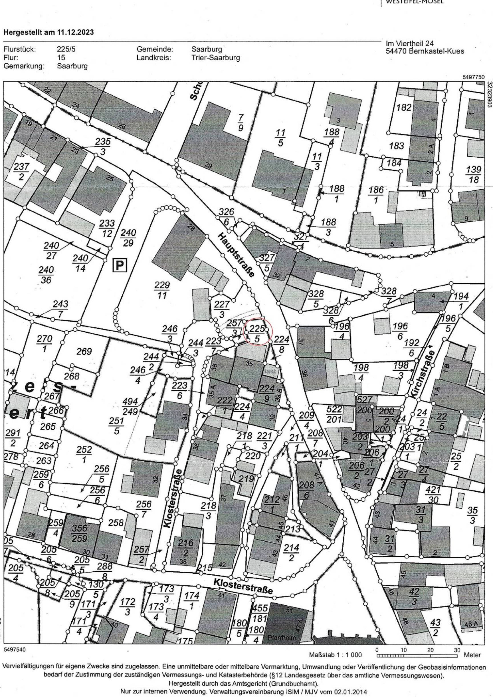 rheinland-pfalz 0023K0108-2023 Hauptstraße 35, 54439 Saarburg