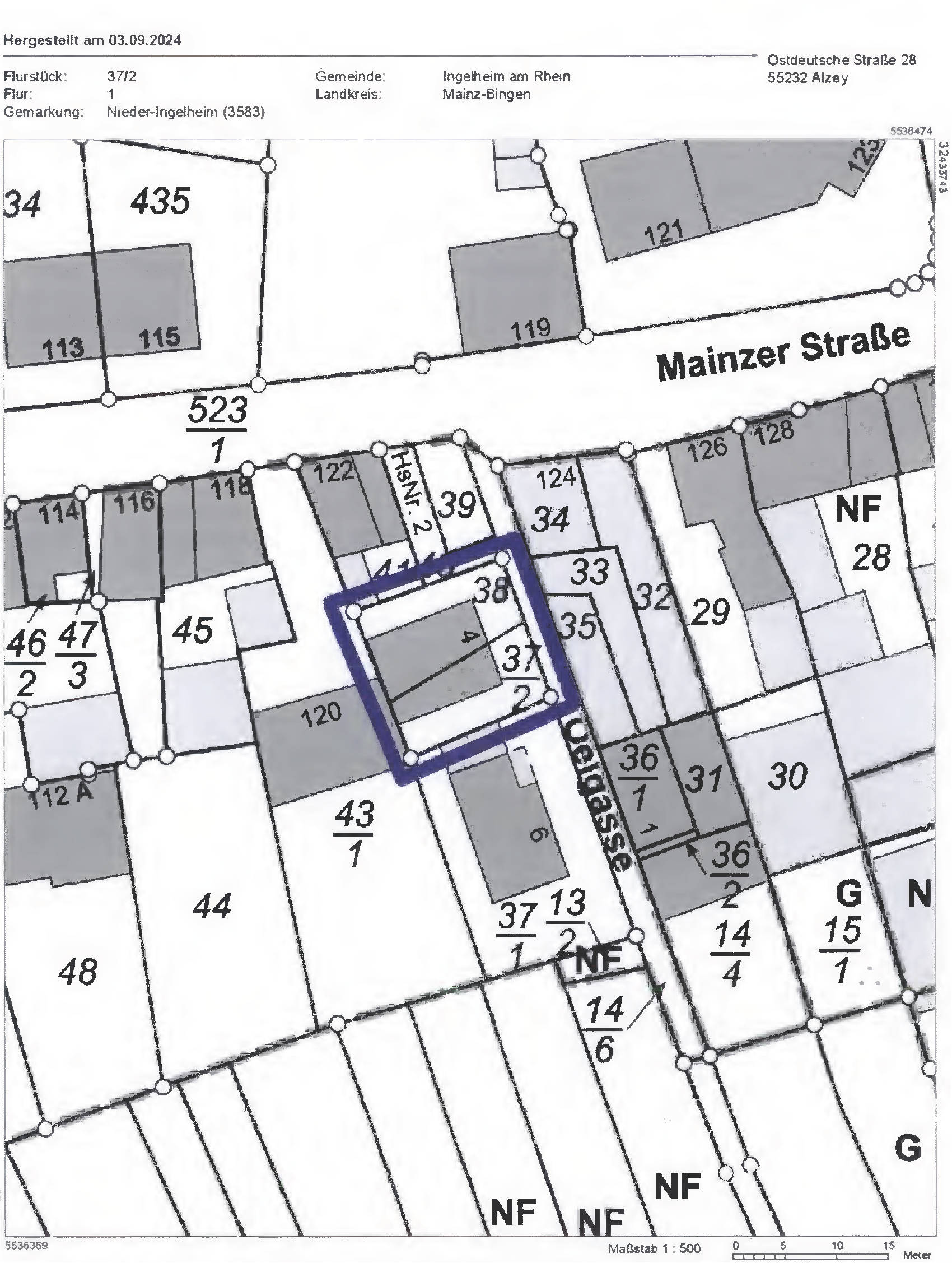 rheinland-pfalz 0041K0016-2024 Oelgasse  4, 00000 Nieder-Ingelheim 21
