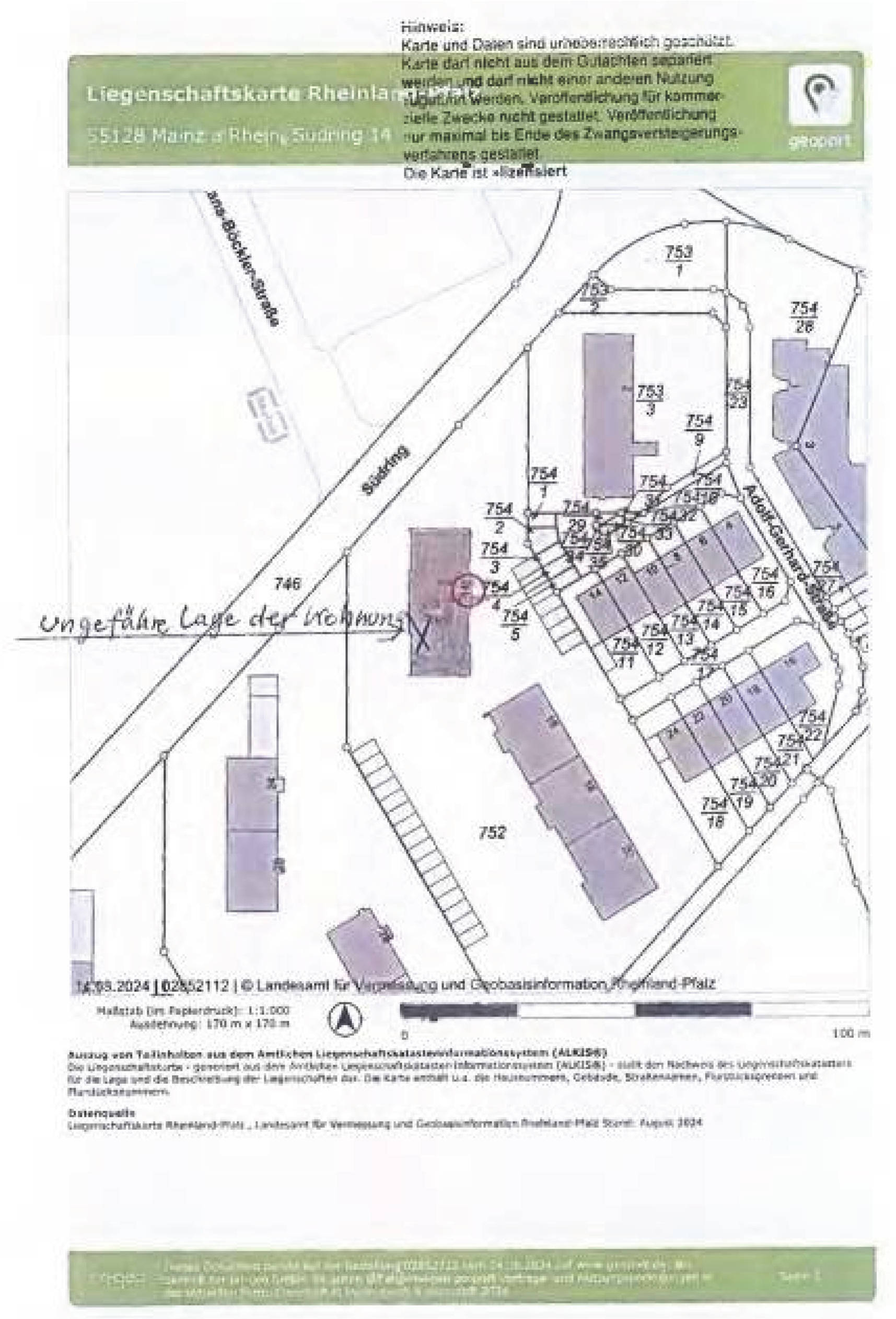 Eigentumswohnung (1 bis 2 Zimmer) in Südring 14-20, 55128 Mainz, Bretzenheim - Bild 2