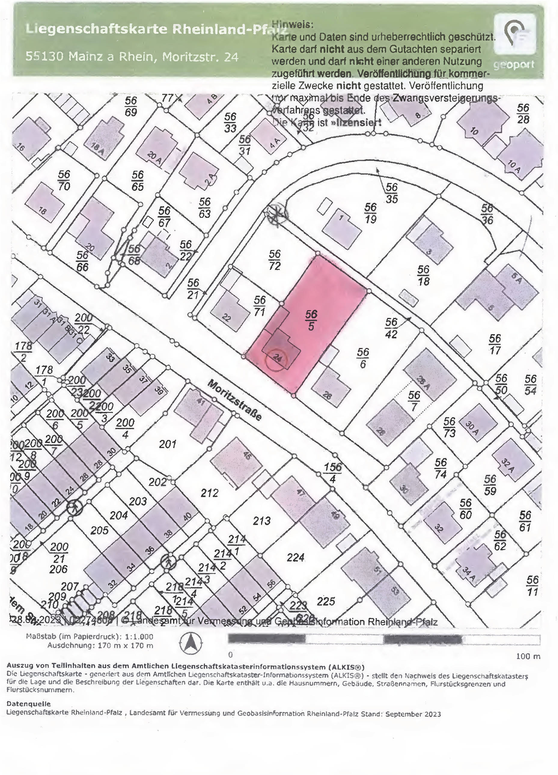 rheinland-pfalz 0260K0048-2023 Moritzstraße  24, 55130 Mainz 8