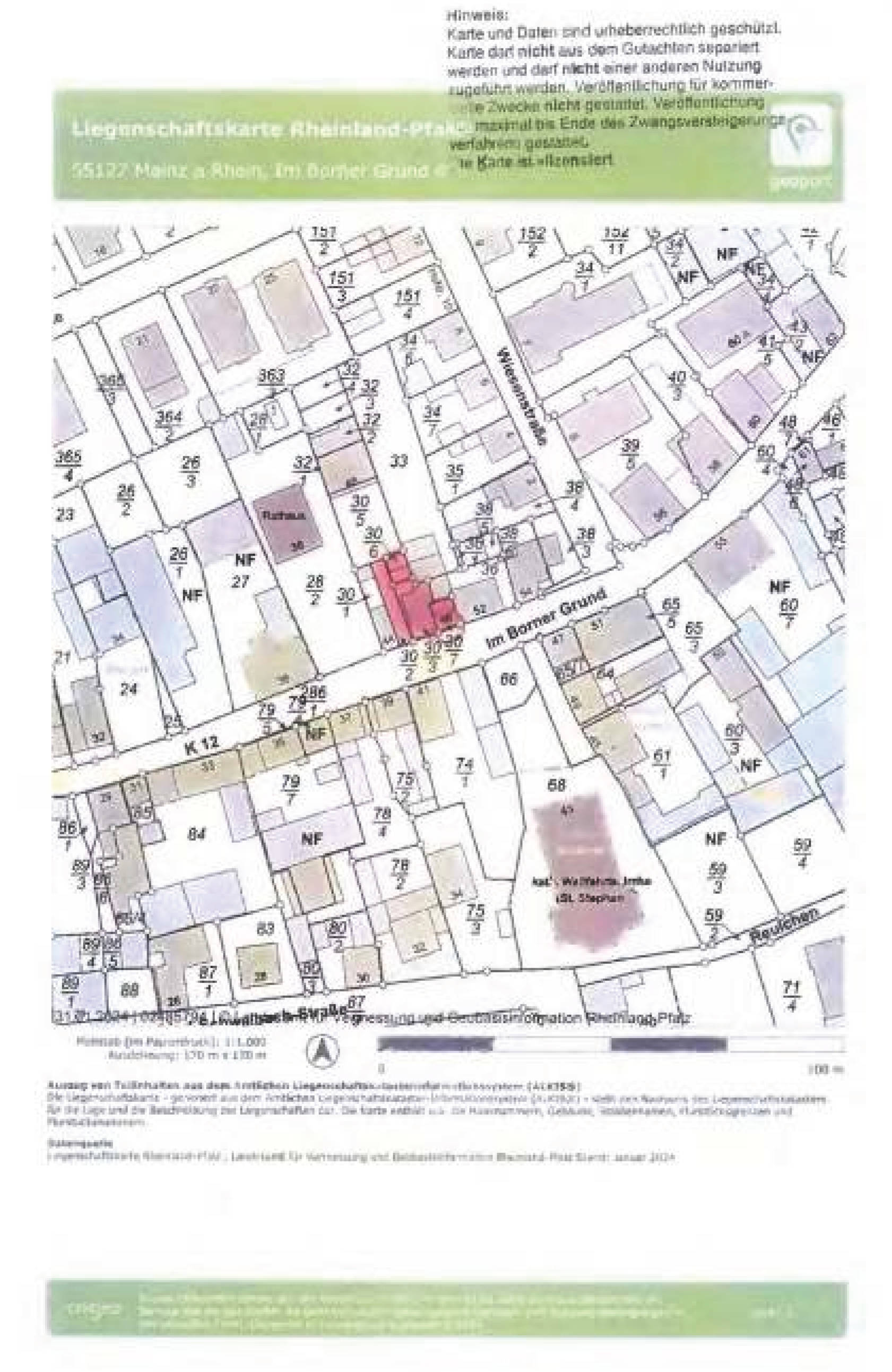 rheinland-pfalz 0260 K 0052/2023 Im Borner Grund 48, 55127 Marienborn 33