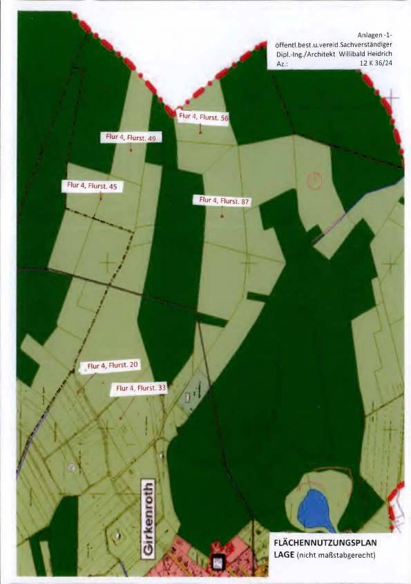 Landwirtschaftsfläche in 56459 Girkenroth