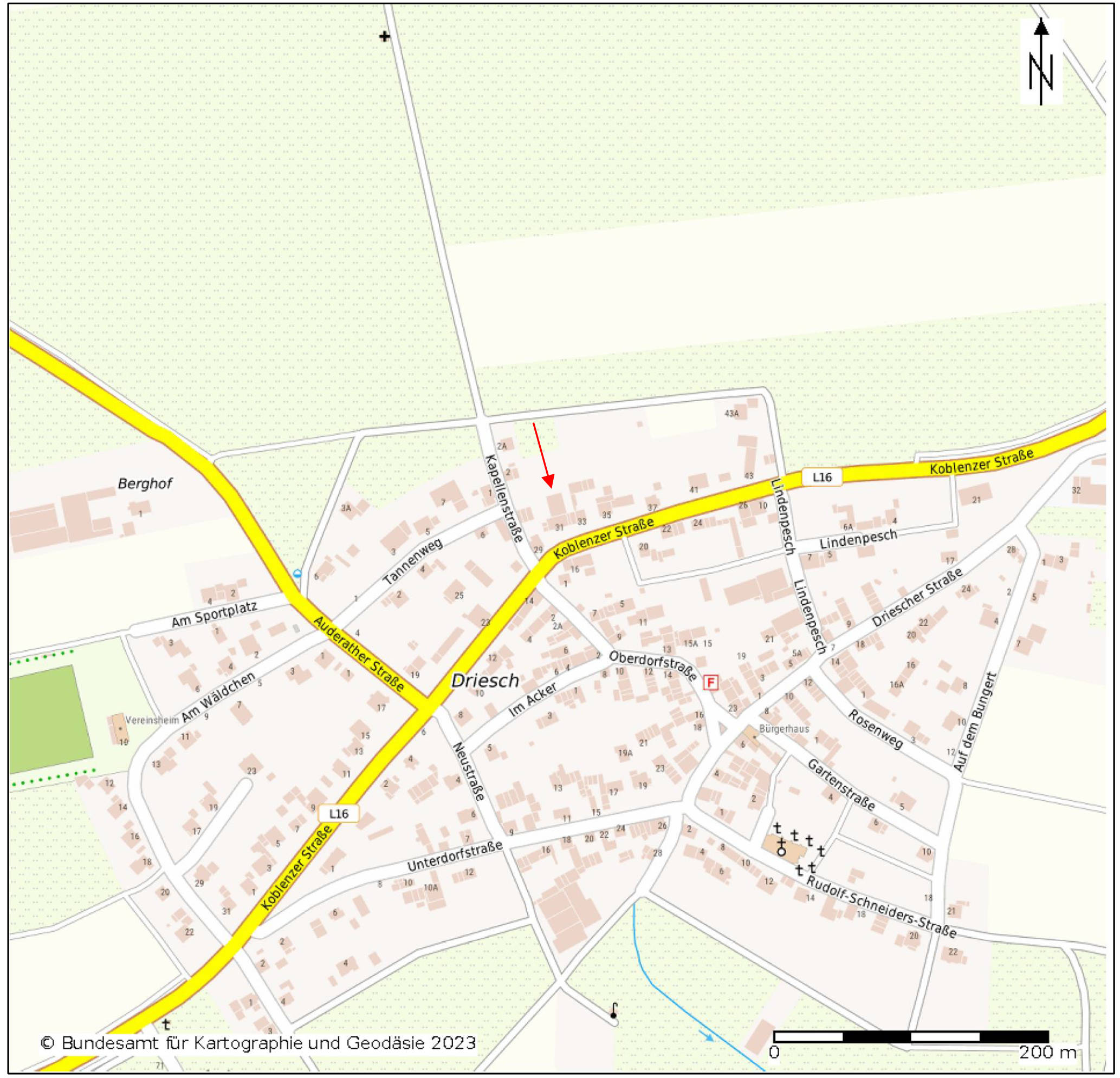 rheinland-pfalz 13 K 25/21 Koblenzer Straße 31, 56826 Lutzerath- OT- Driesch 11