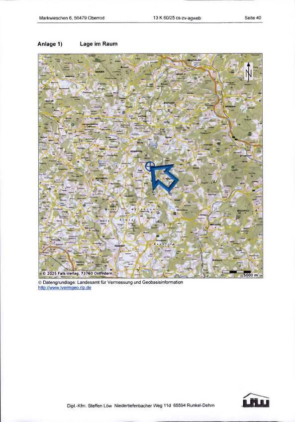 rheinland-pfalz 13 K 60/25 Markwieschen 6, 56479 Oberrod 8